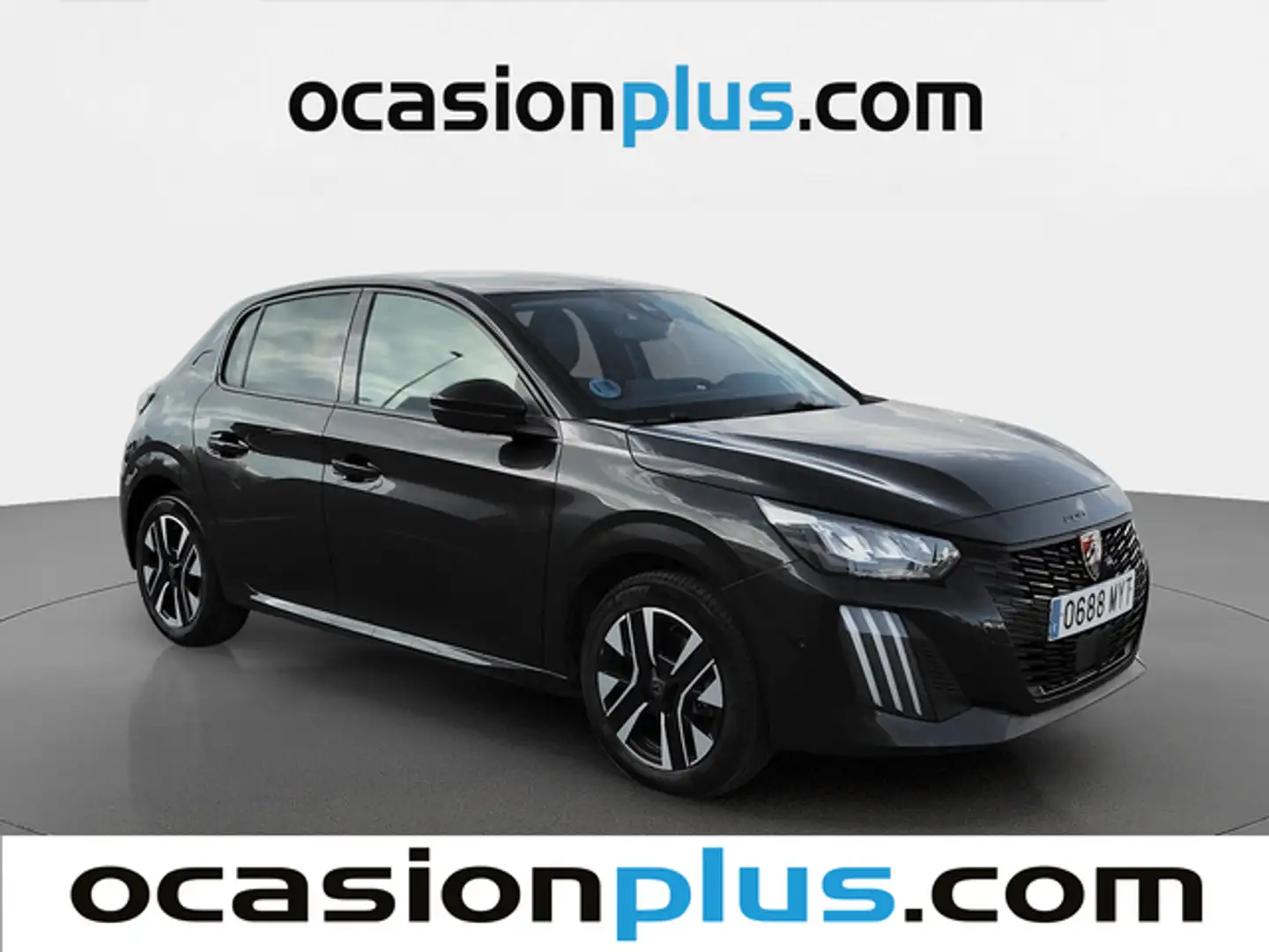 Peugeot 208 1.2 Hybrid Allure e-DCS6 100 Zwart - 2