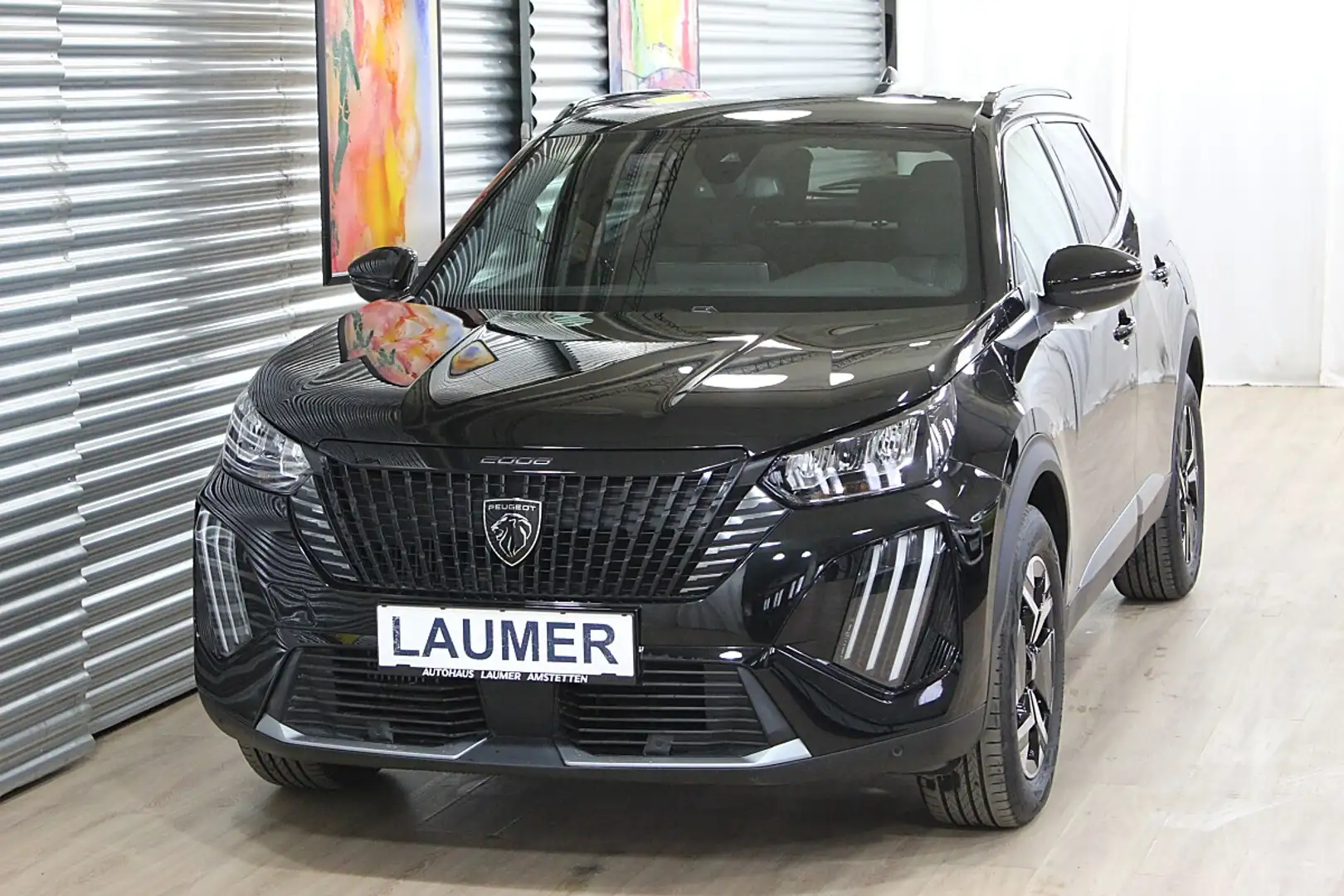 Peugeot 2008 Hybrid 145 e-DCS6 Allure Schwarz - 2