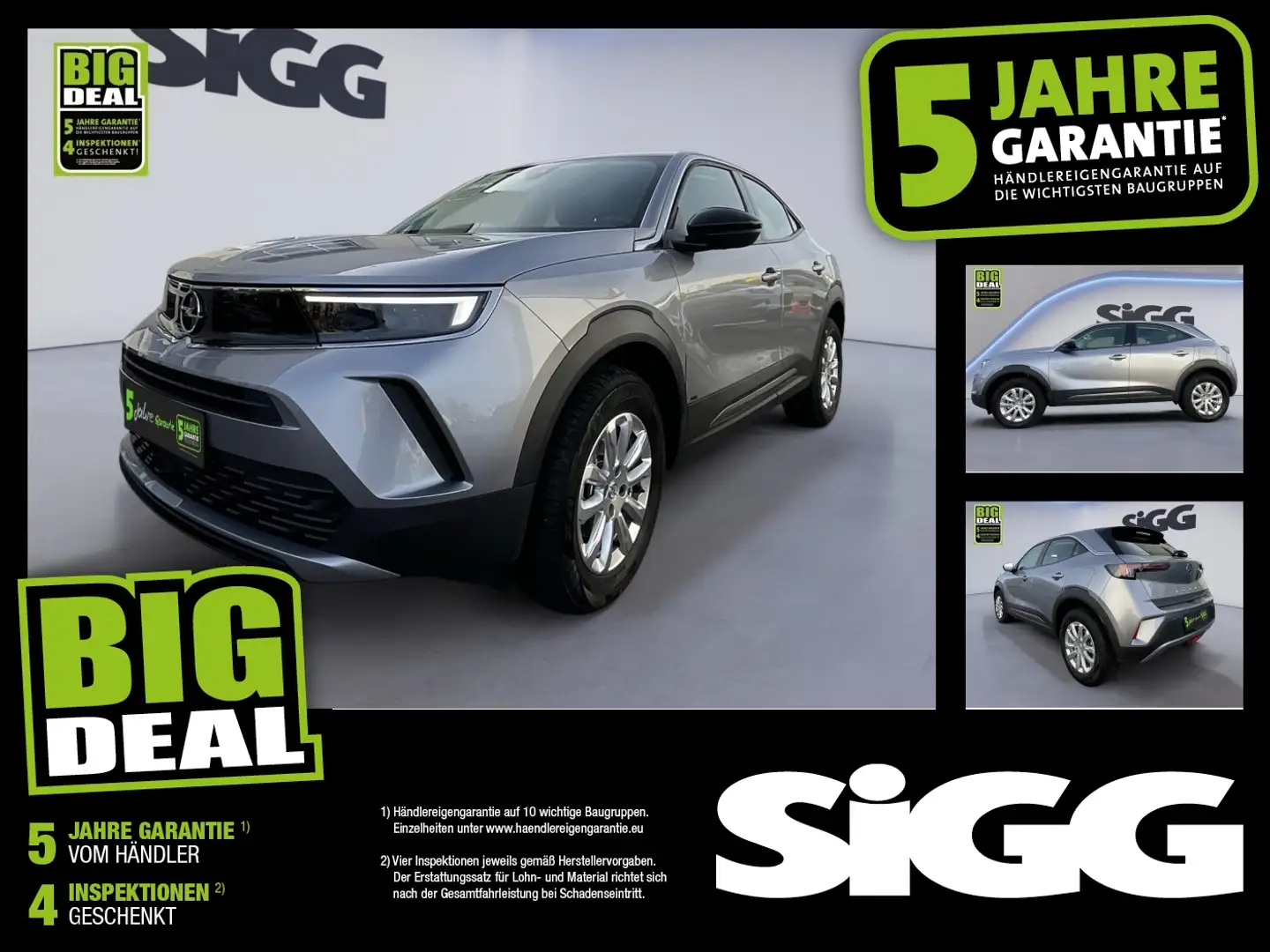 Opel Mokka 1.2 Turbo Edition AUT DynLicht Kam. LED LM Gris - 1