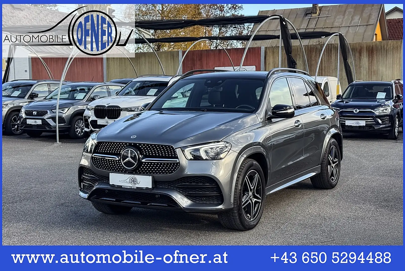 Mercedes-Benz GLE 300 d 4Matic Aut. AMG-Line AHK AIRMATIC Burmester P... Grijs - 1
