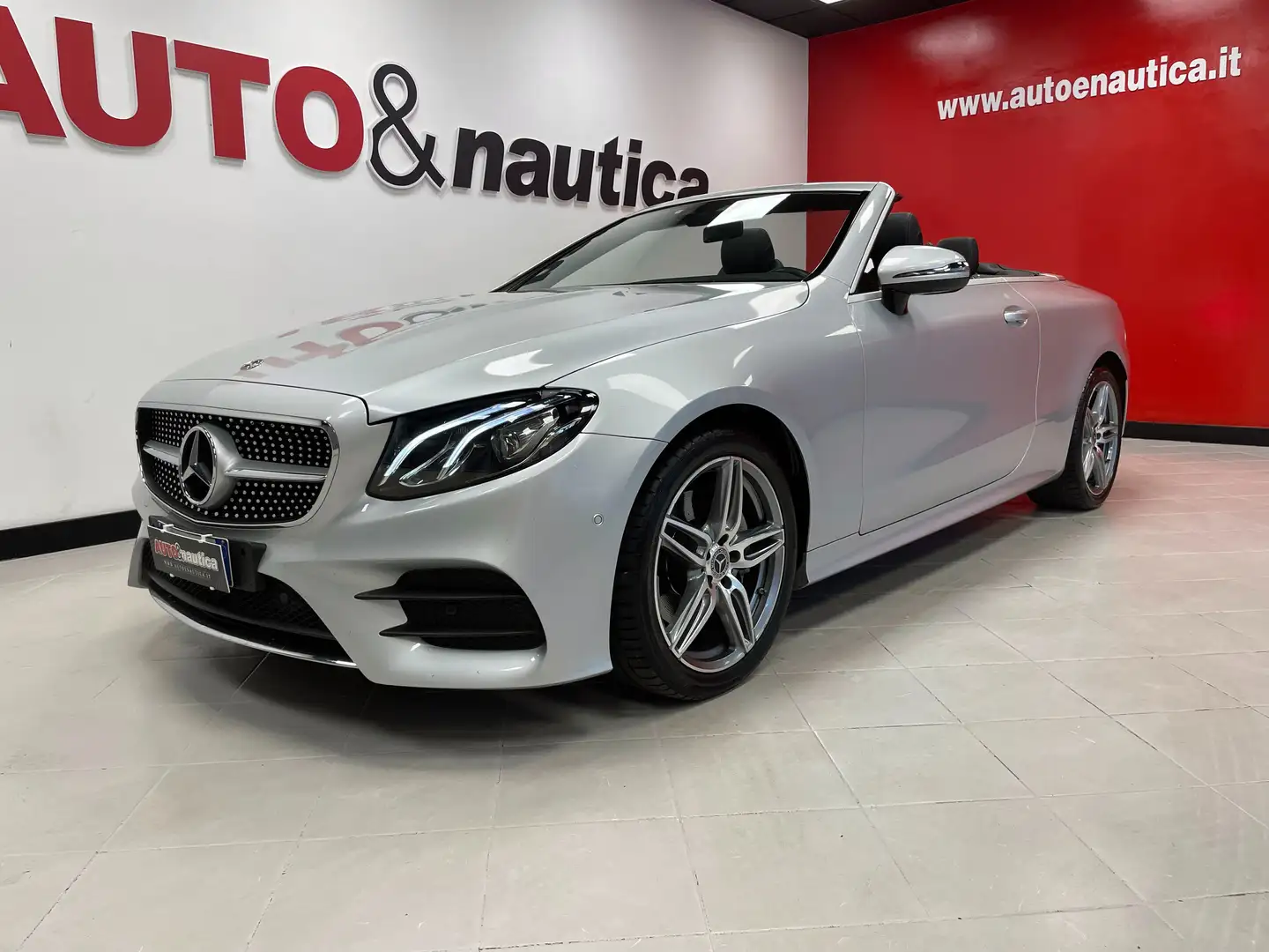 Mercedes-Benz E 220 E CABRIO 220 D PREMIUM PLUS 4MATIC AUTO Argento - 1