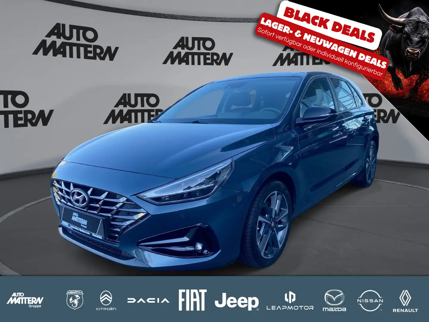 Hyundai i30 1.0 T-GDI Ed. 30+ BlackDeal Blauw - 1