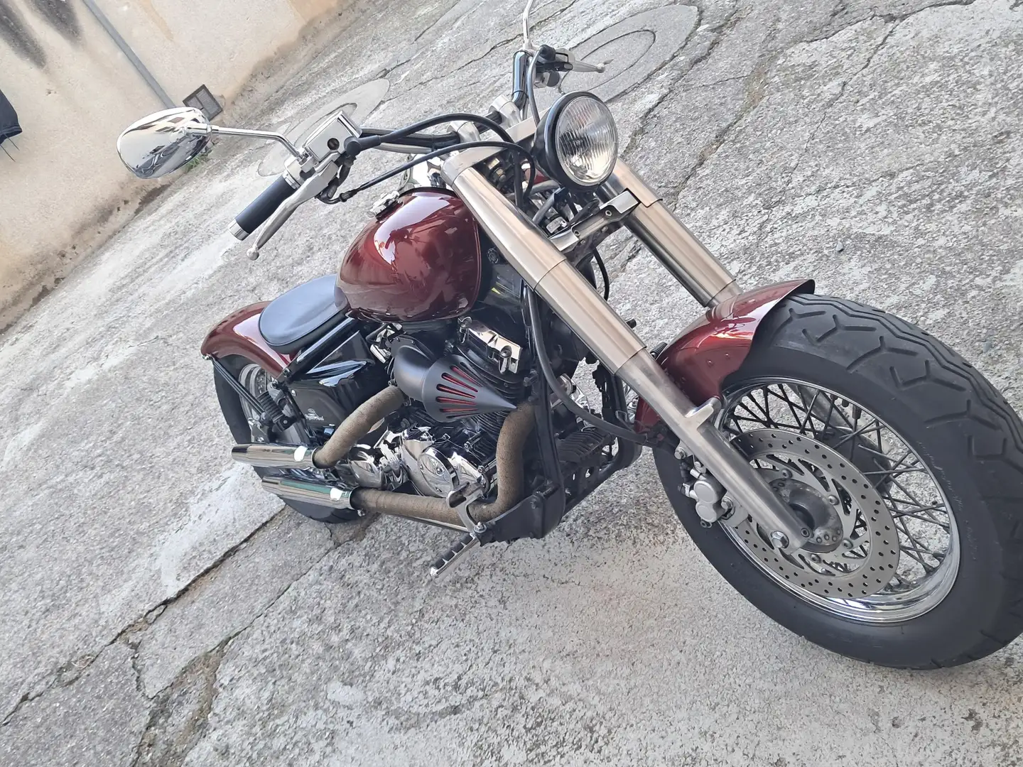 Yamaha XVS 650 Czerwony - 1