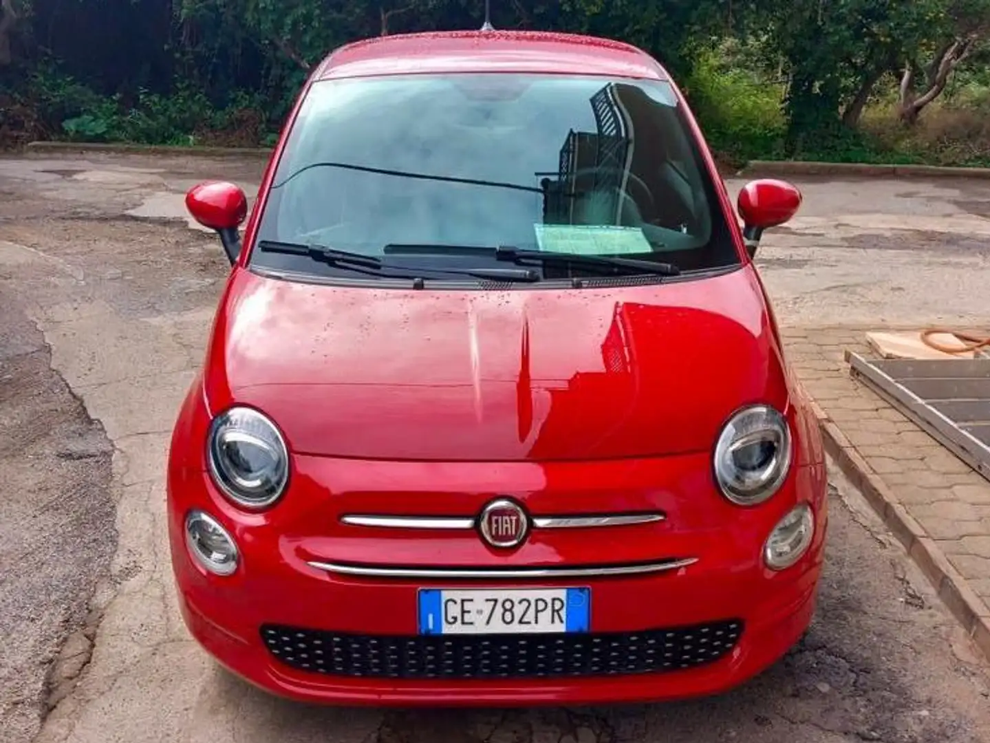 Fiat 500 500 1.0 Hybrid Dolcevita Rosso - 1