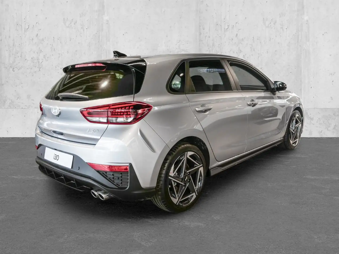 Hyundai i30 N Line Mild-Hybrid Sportpaket El. Panodach Navi di Argent - 2