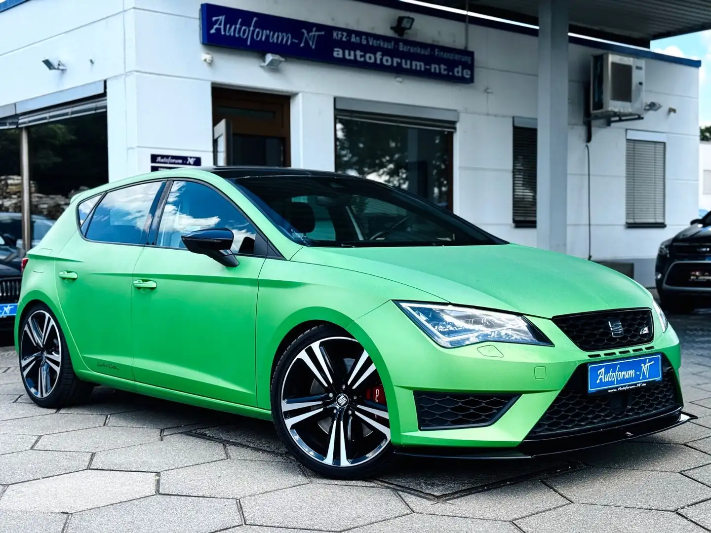 SEAT Leon Cupra 290/ACC/SEAT SOUND/MAXTON/KW FAHRWERK Зелений - 1