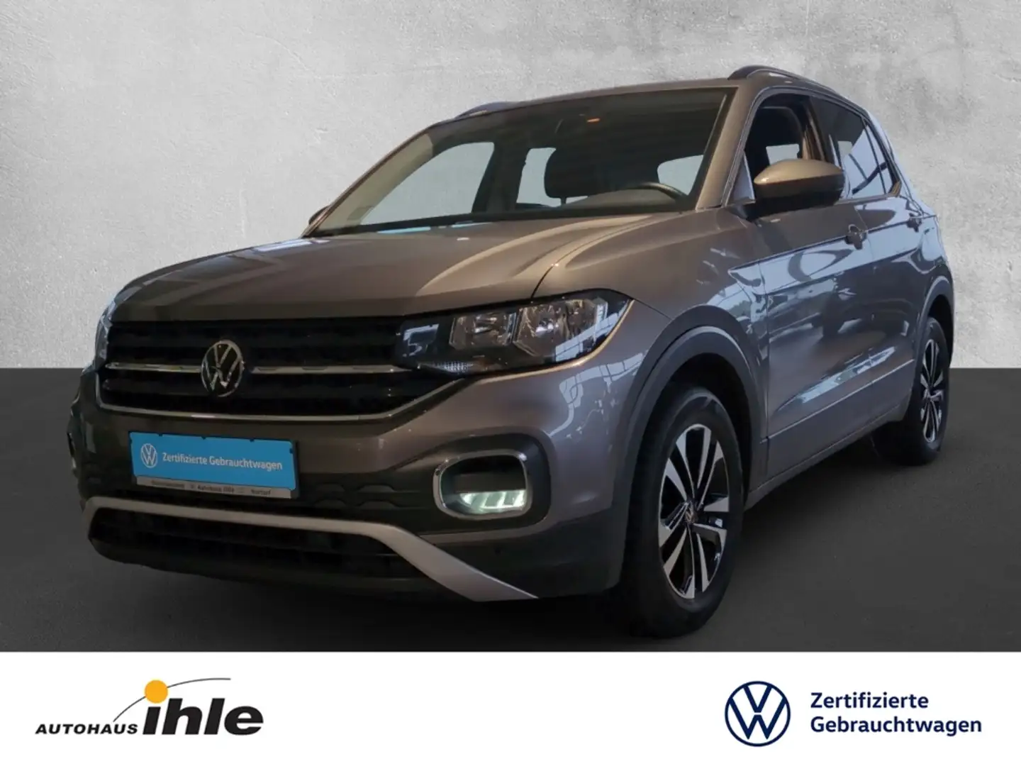 Volkswagen T-Cross United 1,0 TSI NAVI+ACC+BLUETOOTH Gris - 1