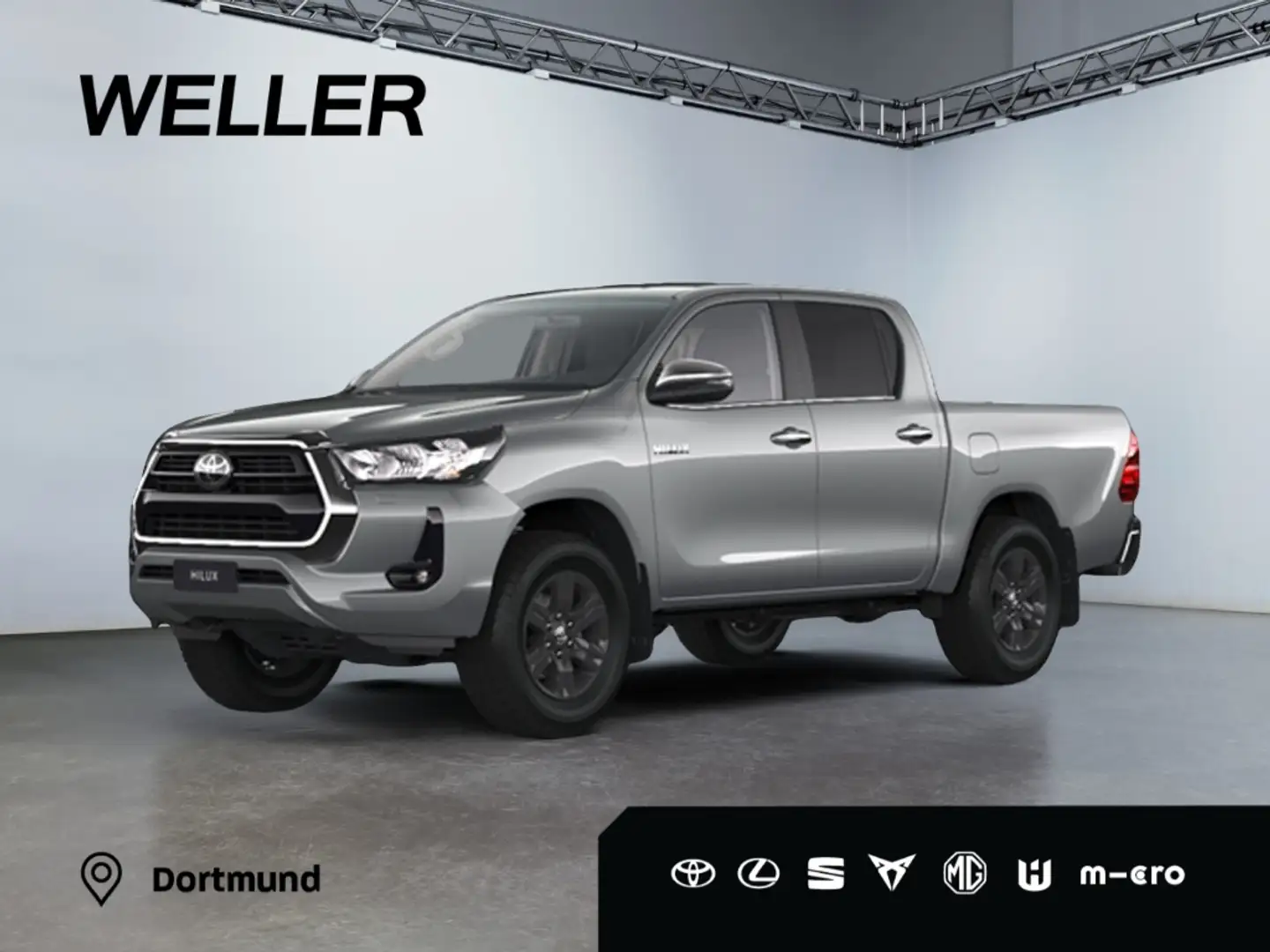 Toyota Hilux 4x4 Double Cab Comfort *CAM*Navi*Sperrdiff* Silber - 2