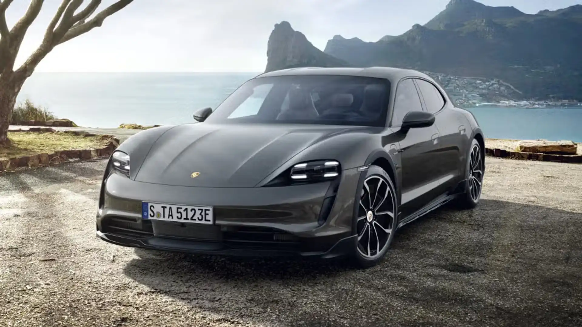 Porsche Taycan 4S Cross Turismo |Clubleder Olea Bi-Color Grau - 2
