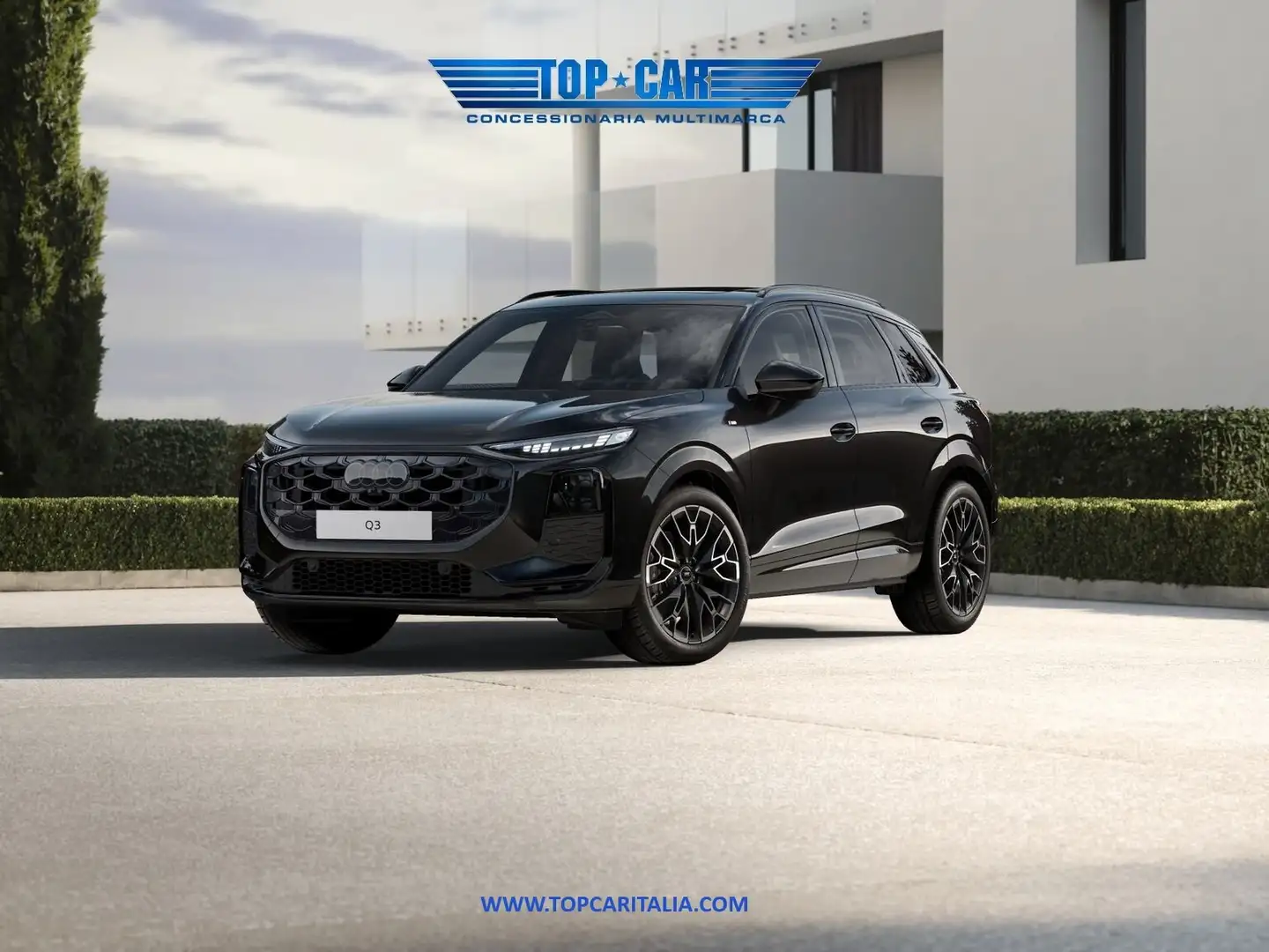 Audi Q3 35 TDI 150Cv Black-Line S-Line S-tronic NEW 2025 Zwart - 1