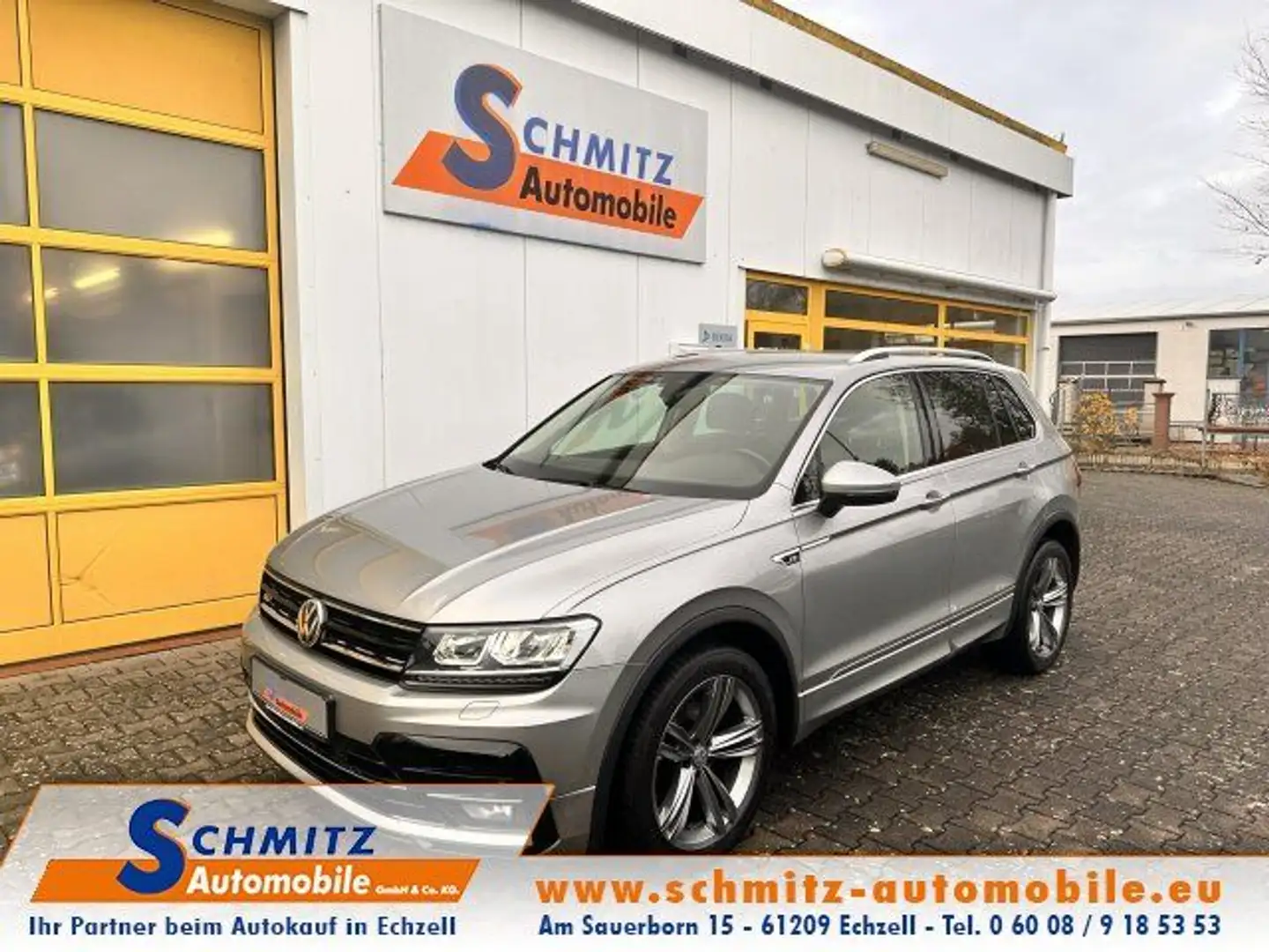 Volkswagen Tiguan 2.0TDI DSG Highline R-Line Navi/LED/AHK Silber - 1