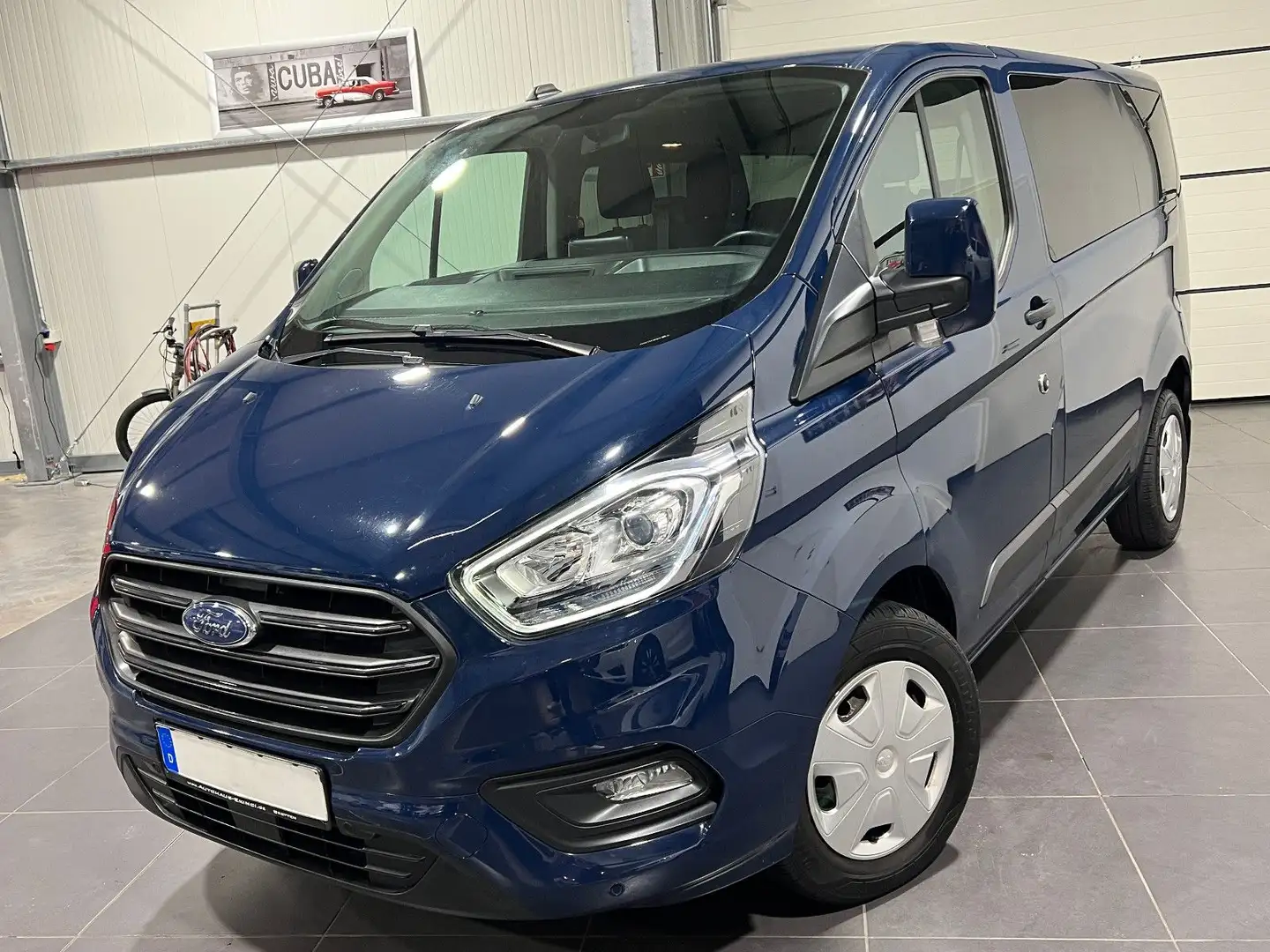 Ford Transit Custom 2.0 TDCi Kombi 320 L1H1 *9-Sitze* Bleu - 1