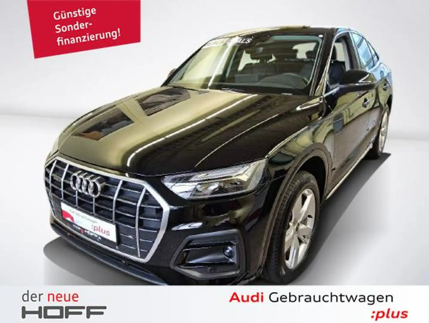 Audi Q5 Sportback 40 TFSI AHK Kamera LED Navi Klima 19 Zol Schwarz - 1