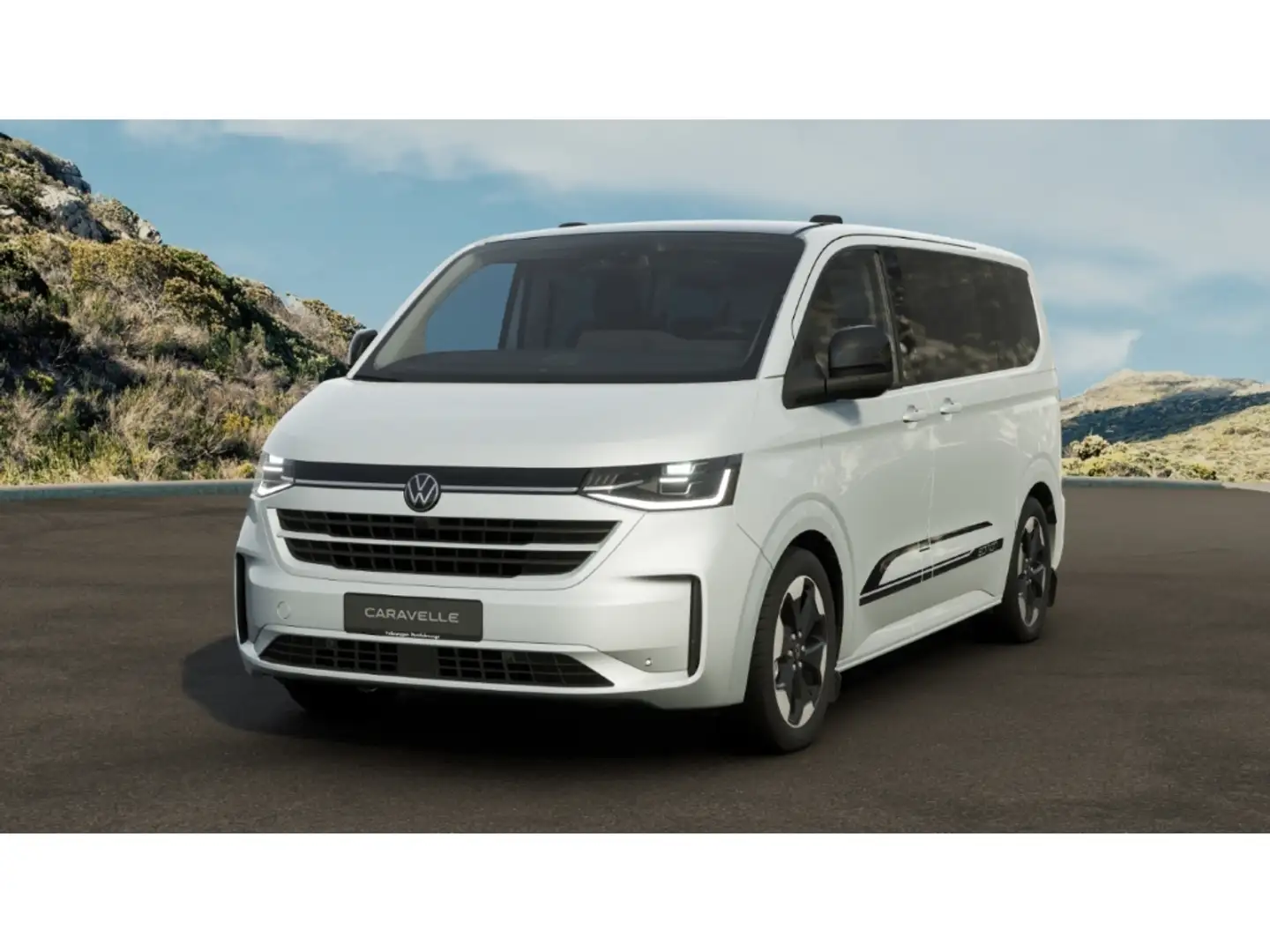 Volkswagen T7 Caravelle 2.0 TDI Edition KR AHK Soundsystem LED 3-Zonen-Kli Blanc - 1