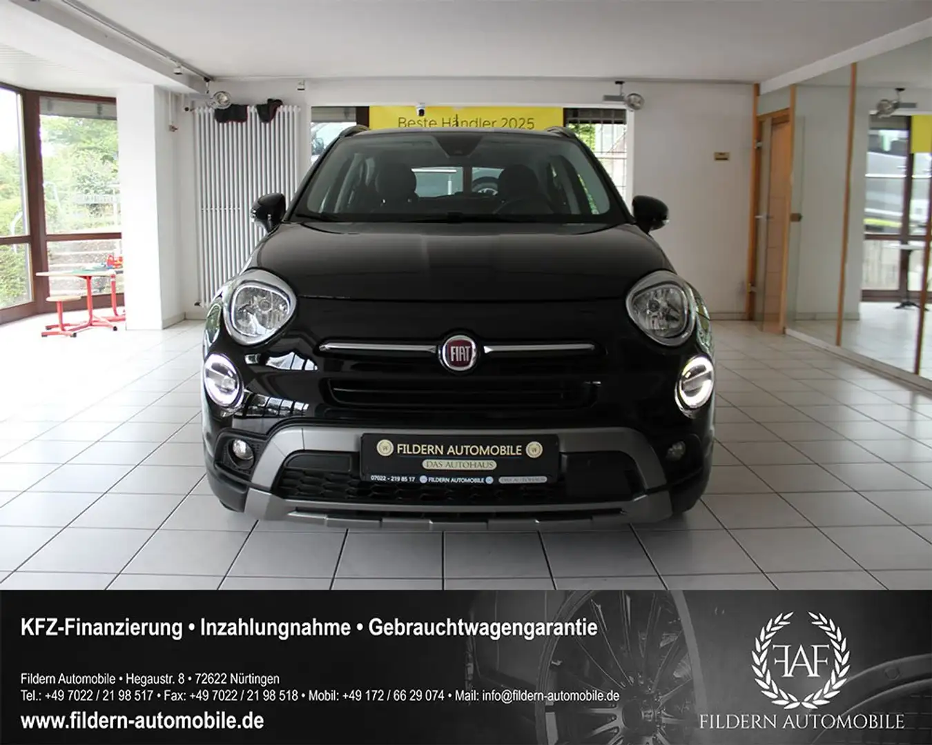 Fiat 500X Cross 1.3 FireFly Automatik*UCONNECT*LED*PDC Schwarz - 2
