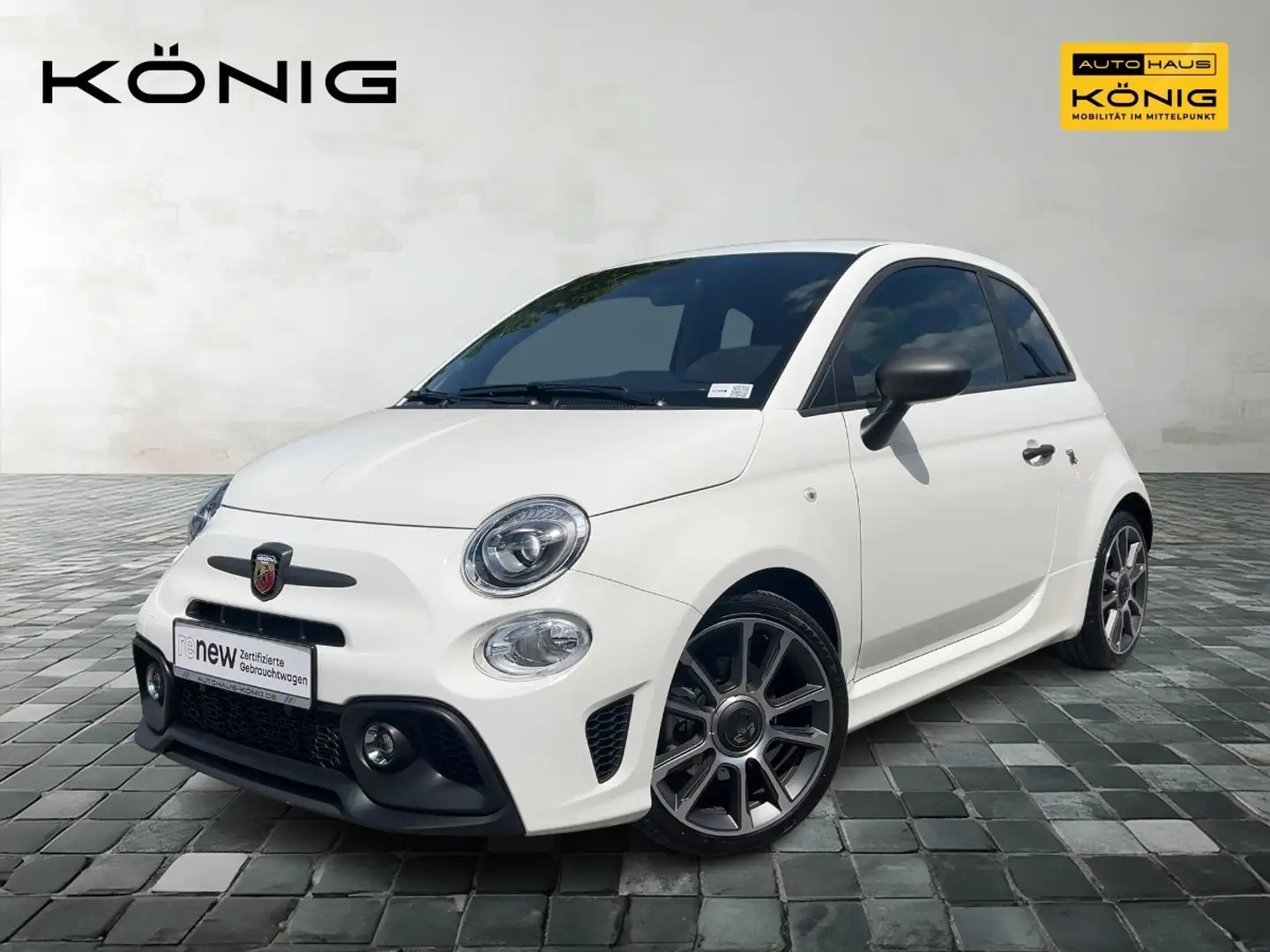 Abarth 595 1,4 T-Jet 165 PS Turismo - Carplay - PDC White - 1