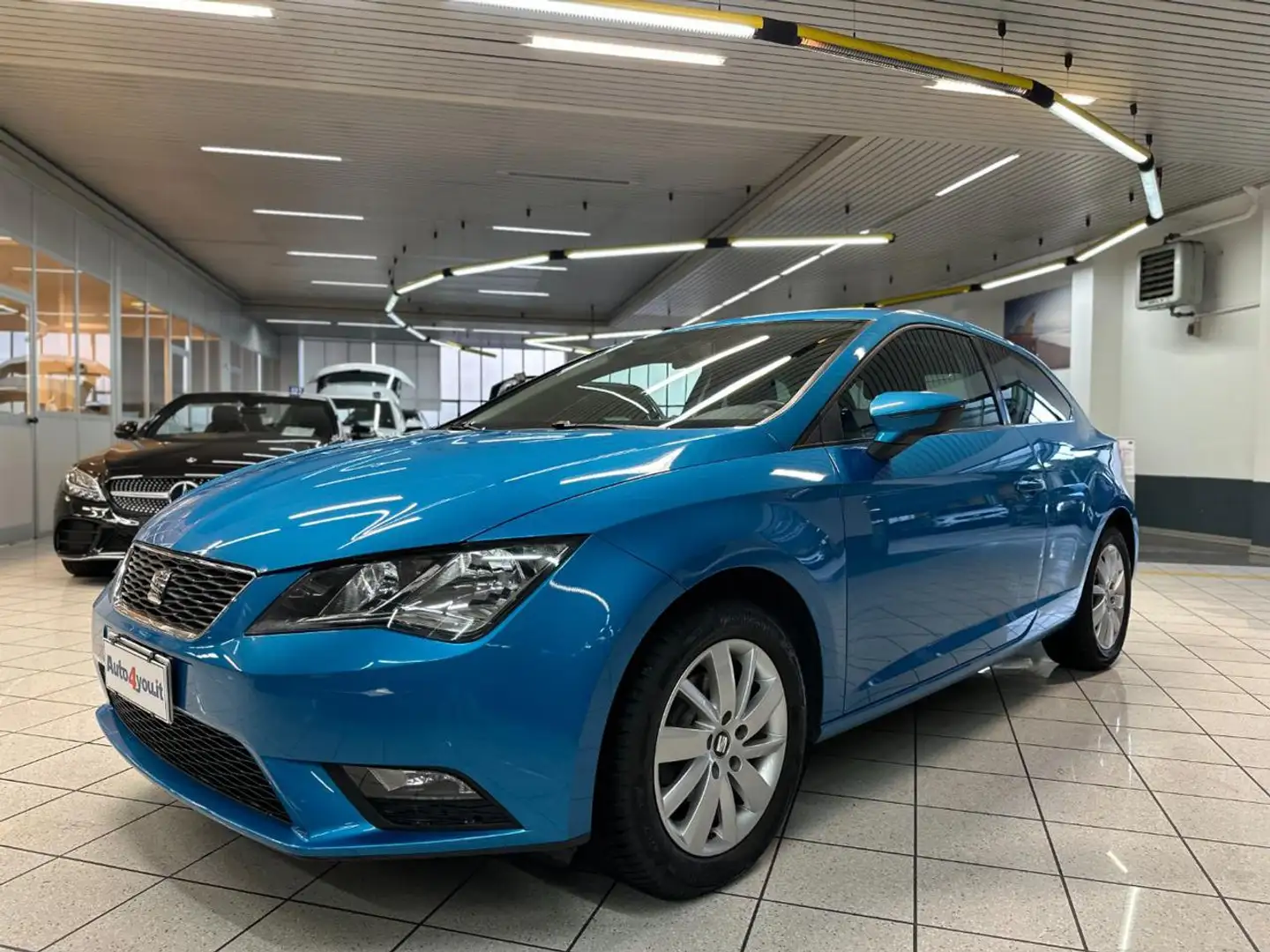 SEAT Leon 1.6 TDI 90 CV 3p. Reference - IVA ESP -UNI PROP Blu/Azzurro - 2