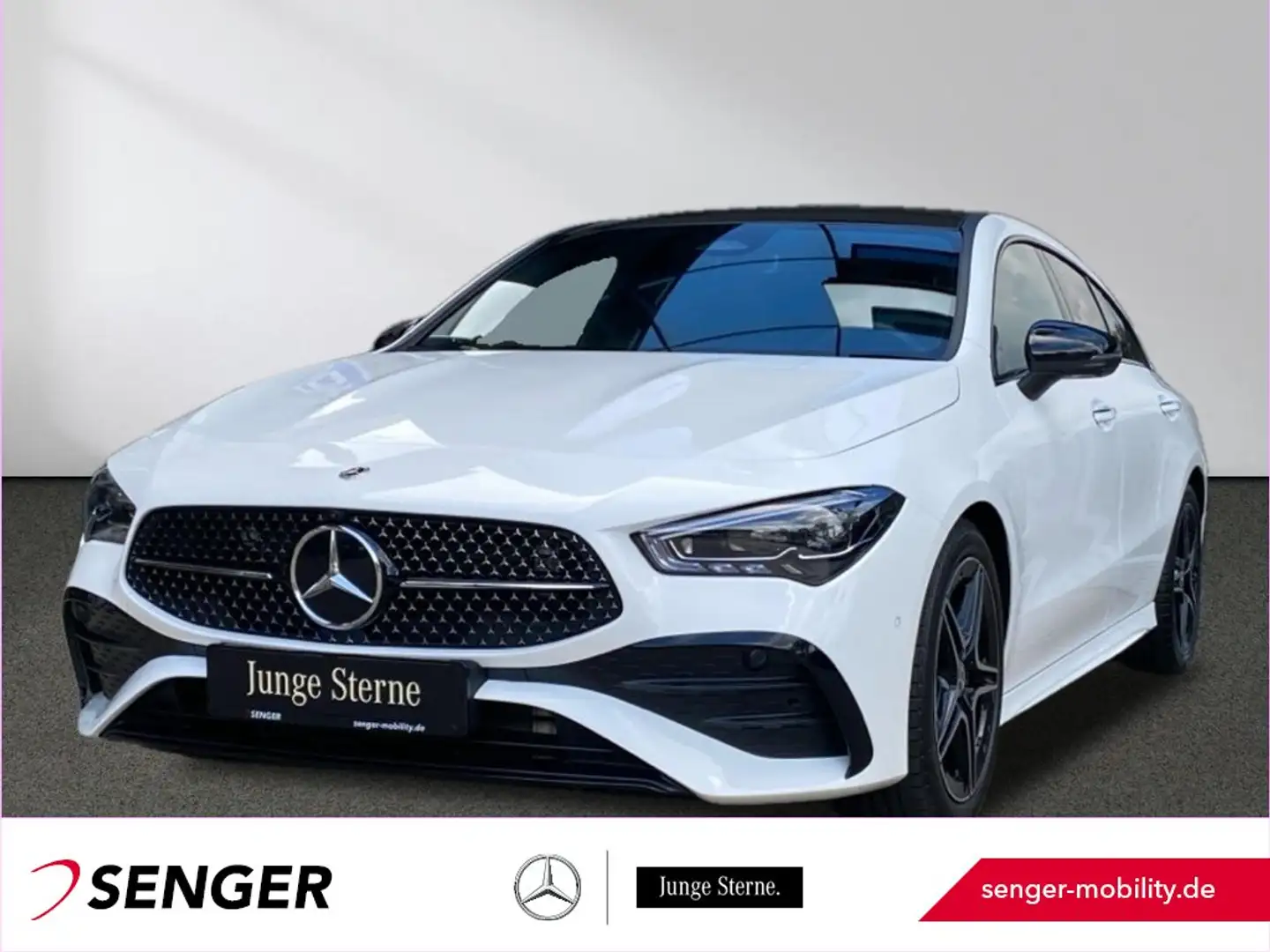 Mercedes-Benz CLA 250 4M SB AMG Line Night Panorama Multibeam Blanc - 1