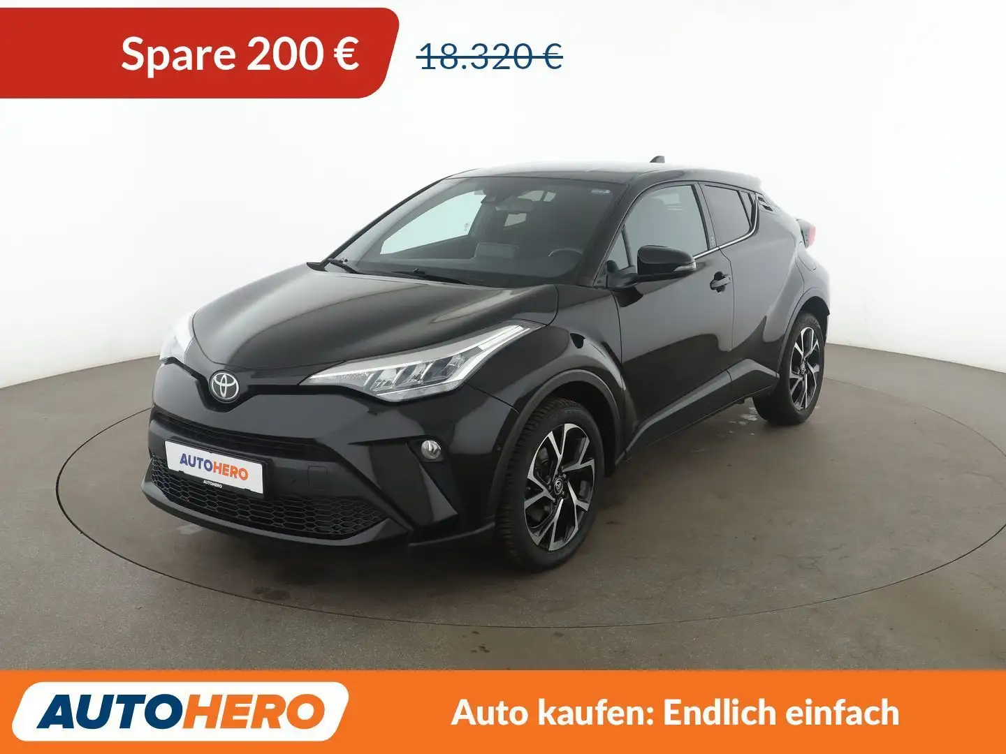 Toyota C-HR 1.2 Turbo Team D*LED*ACC*CAM*PDC*SHZ* Schwarz - 1