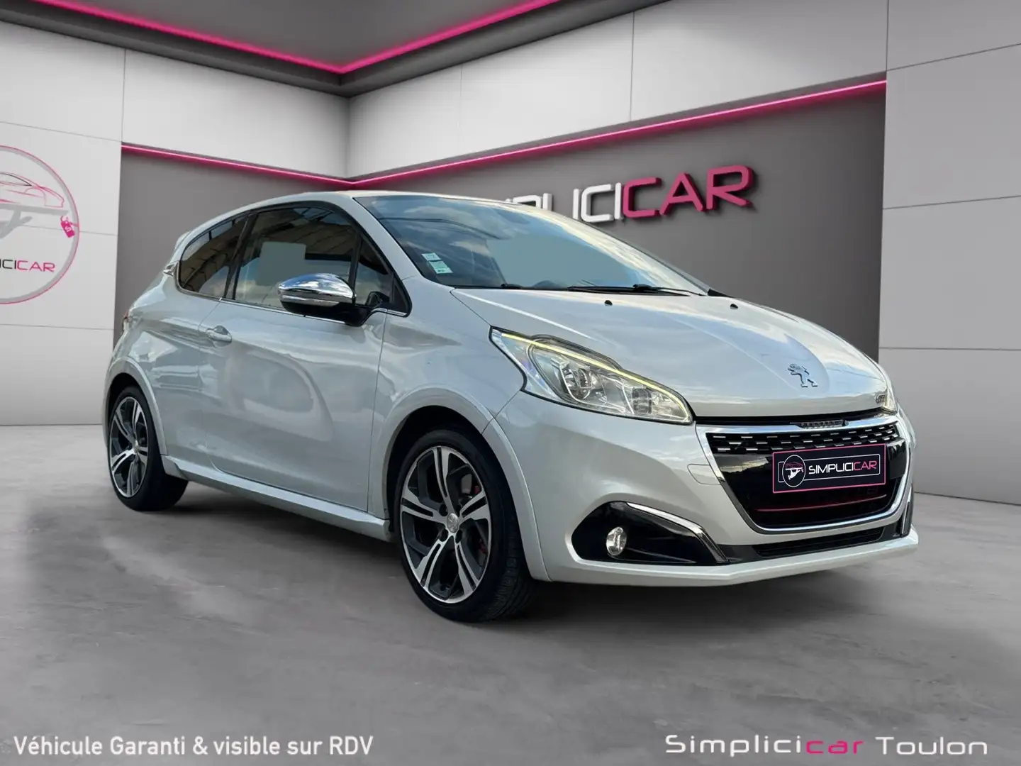 Peugeot 208 208 1.6 THP 208ch S\u0026amp;S BVM6 GTi Blanc - 1