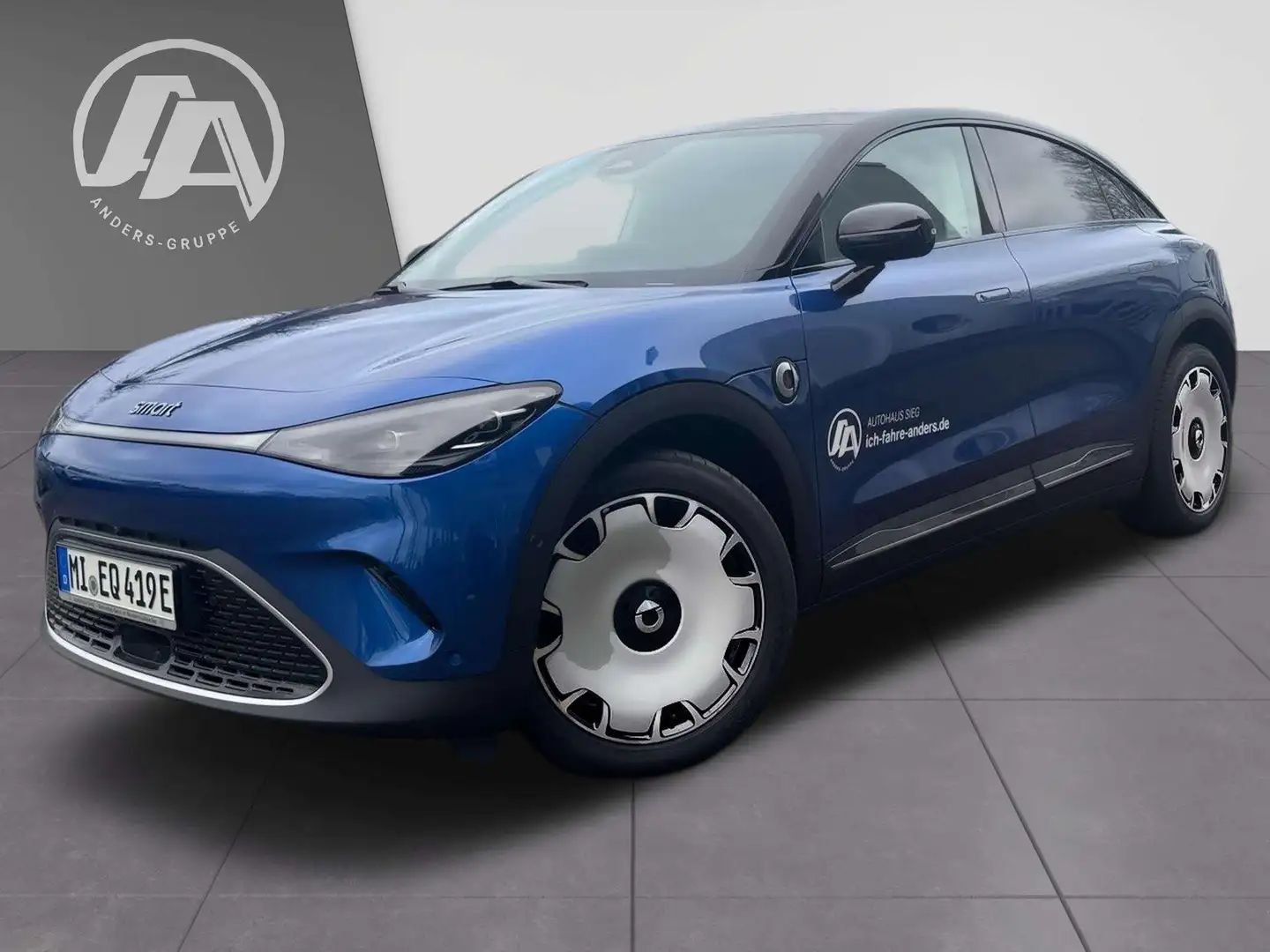 smart #3 Premium +PDC+Distronic+HUD+KeyLess+Pano+Leder Blau - 1