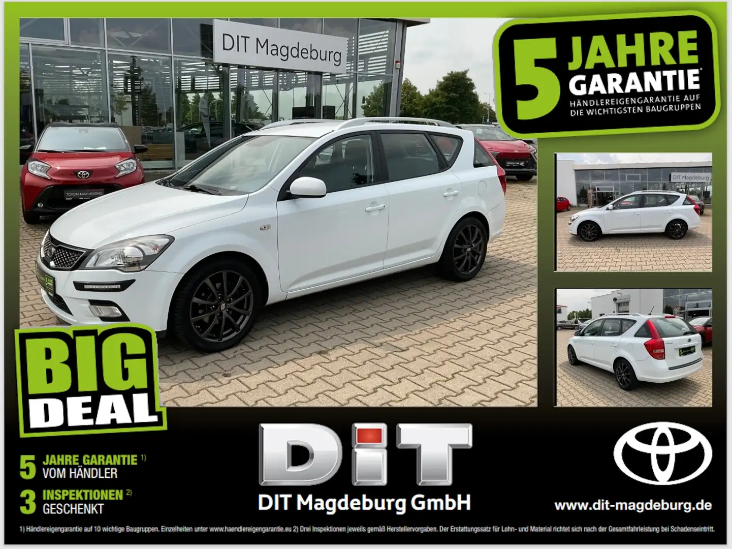Kia Ceed SW / cee'd SW Ceed Sportswagon 1.4 Edition 7 PDC,Alufelgen, Weiß - 1
