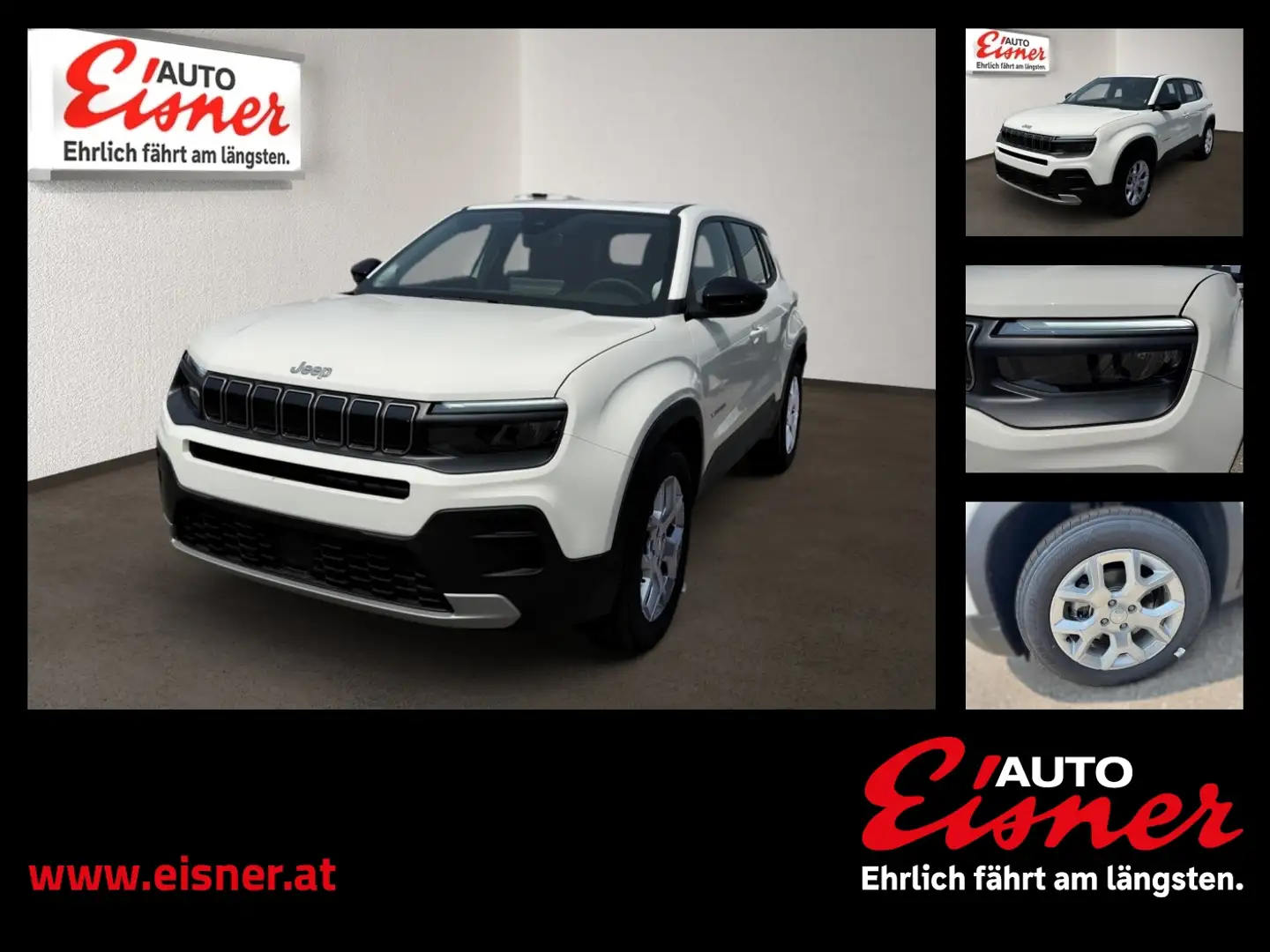 Jeep Avenger 1.2 E-HYBRID ALTITUDE Weiß - 1
