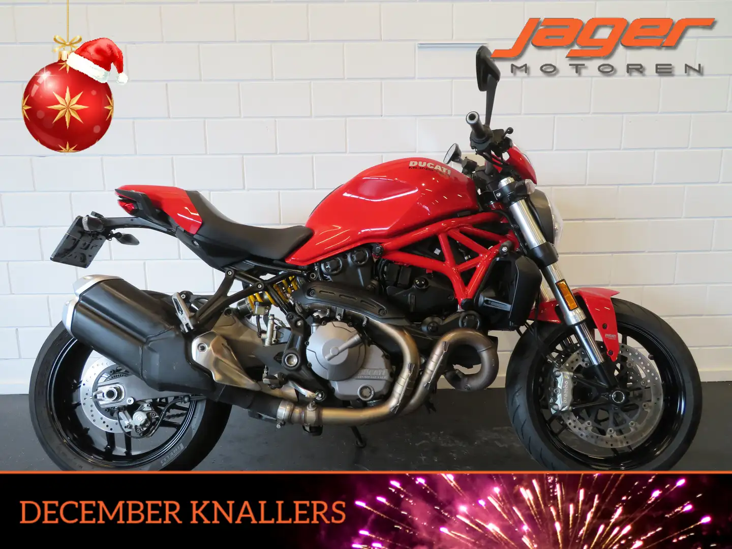 Ducati Monster 821 ABS TFT HISTORIE TOPPER Rood - 1