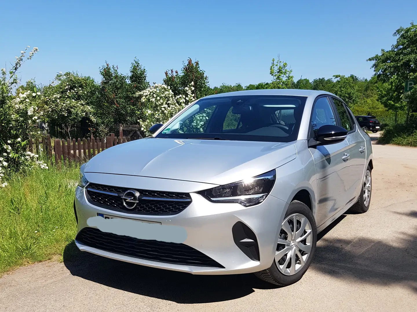 Opel Corsa-e Metallic, Klima, Alu, CO-Prämie, eFH, DAB, ZV. Argintiu - 1