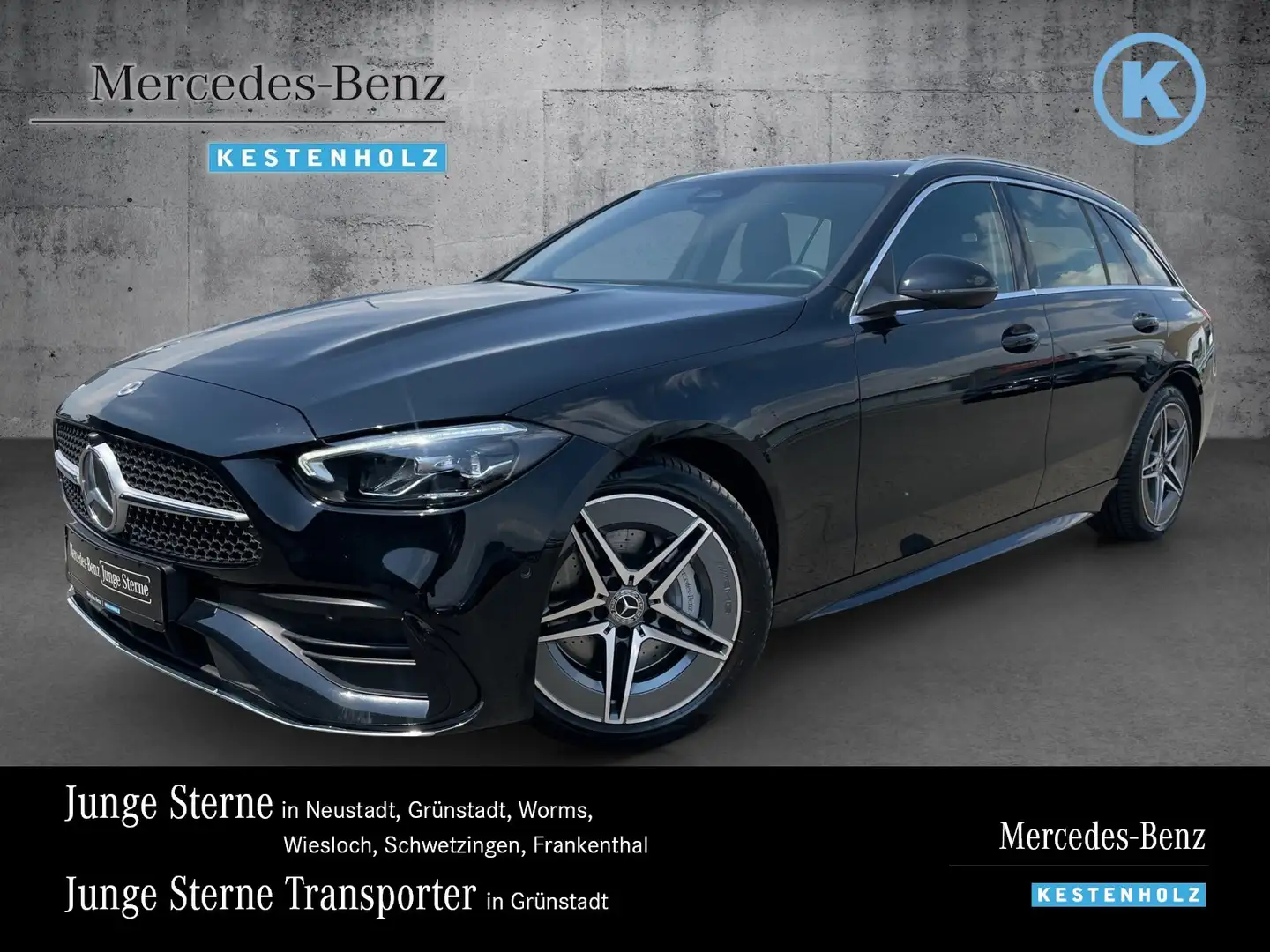 Mercedes-Benz C 300 C 300 d T AMG+KAMERA+AMBI+EASYP+TWA+SPUR/BREMS LED Schwarz - 1