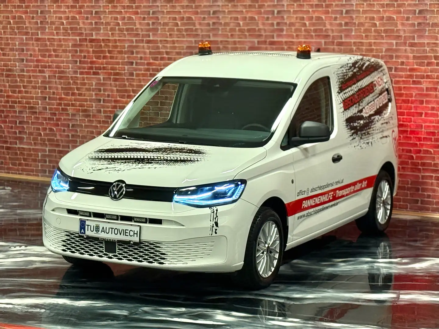 Volkswagen Caddy Cargo TDI DSG*Notdienstwagen*Pannenhilfe*20%MwSt.* Weiß - 1
