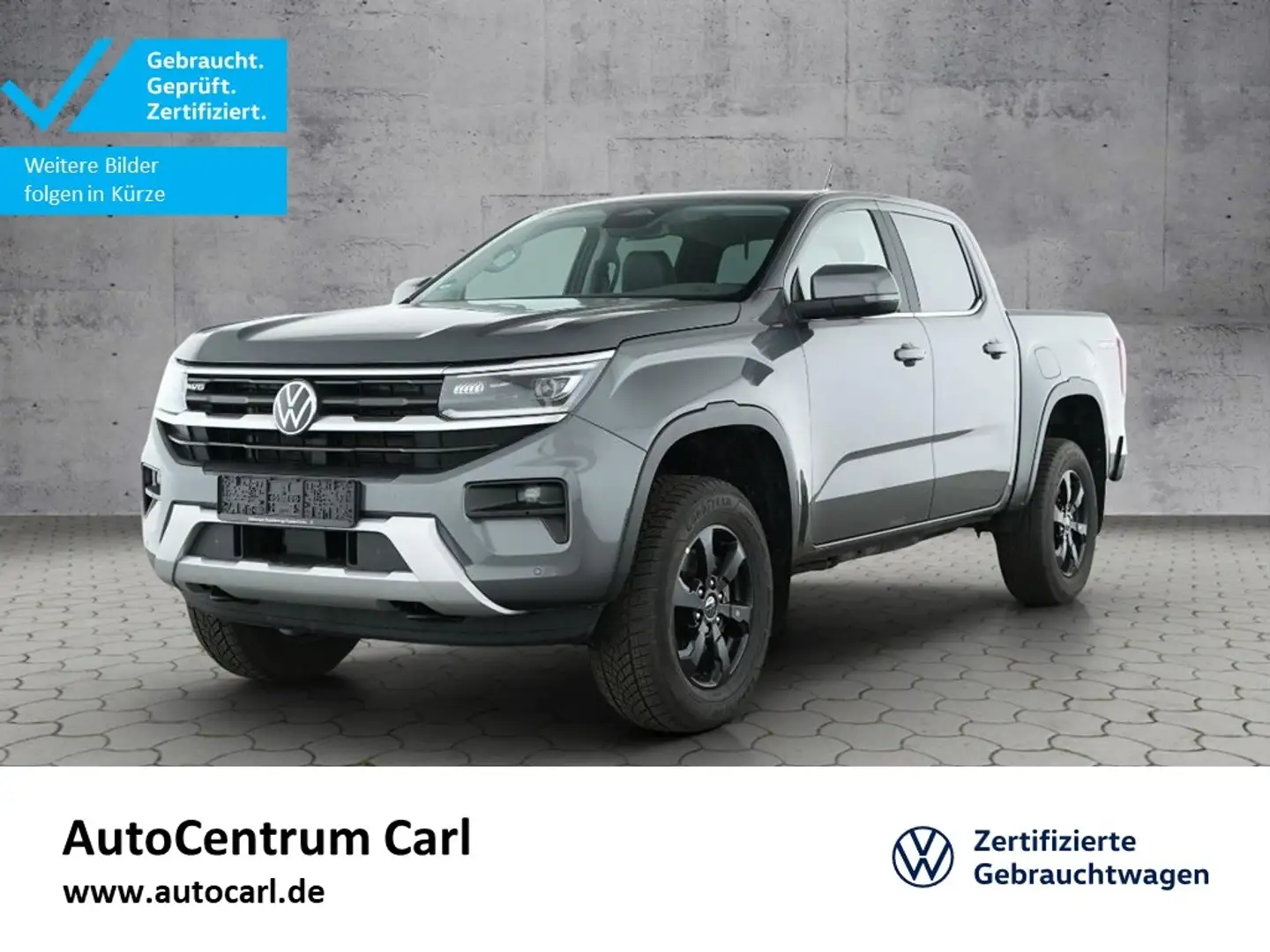 Volkswagen Amarok Style 3.0 TDI DK 4M MATIRX/NAV/ACC Allrad KLIMA L Grau - 1