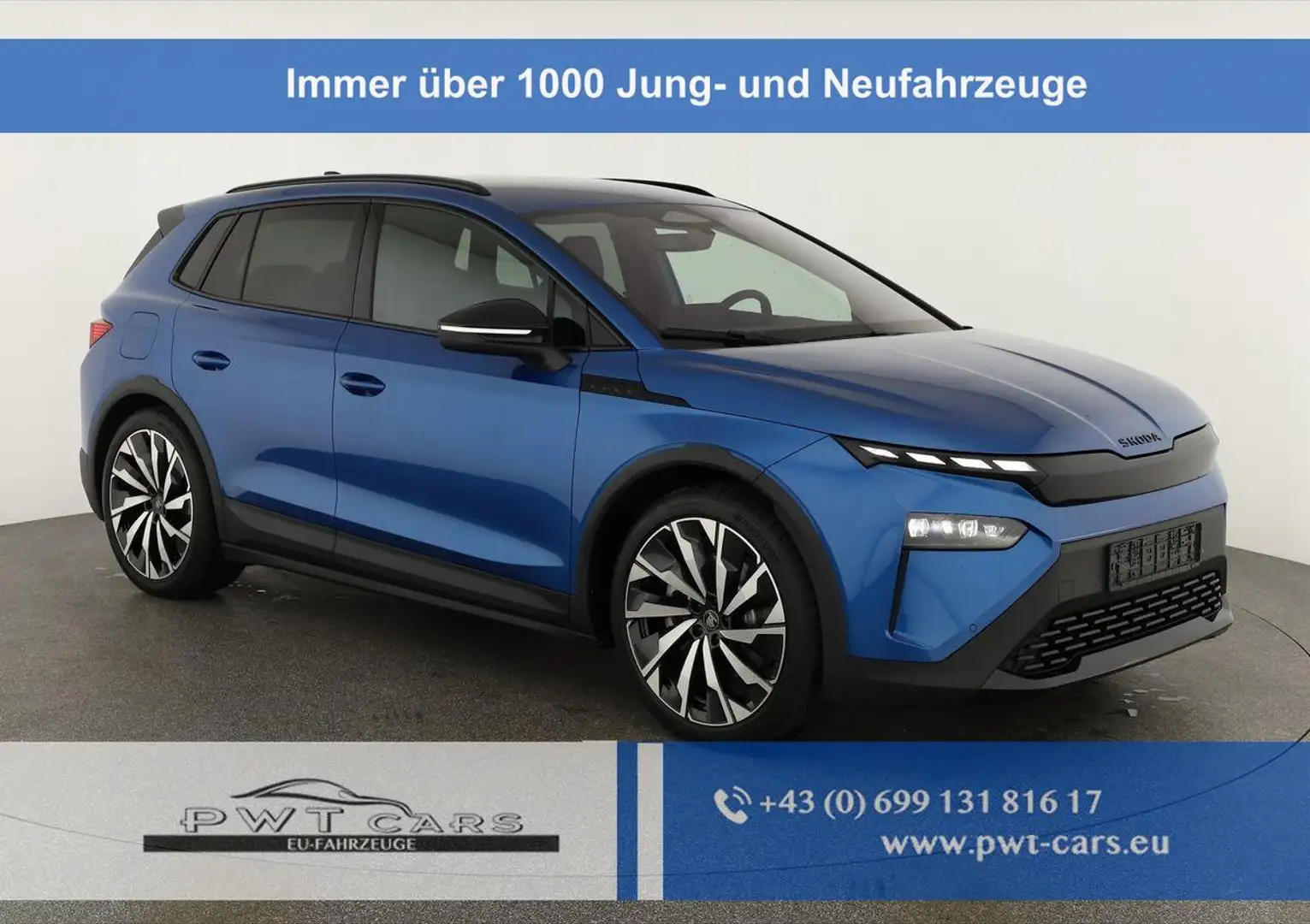 Skoda Elroq 85 x Sportline 85x Sportline, AHK, Matrix, Wärm... Blau - 1