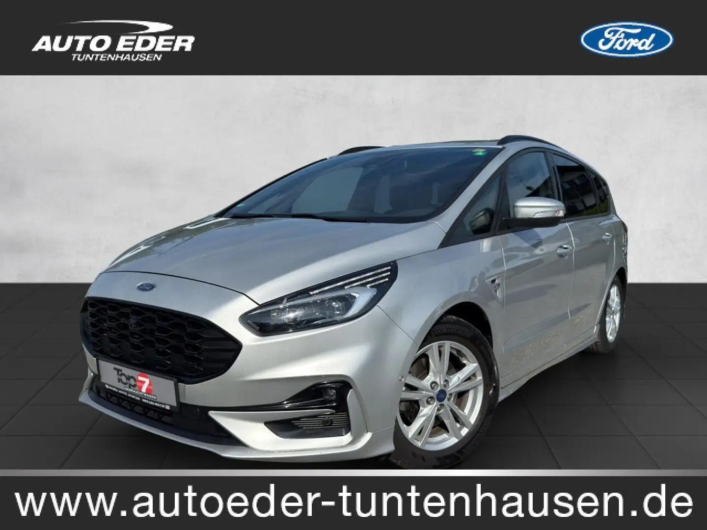 Ford S-Max Hybrid ST-Line Bluetooth Navi LED Klima Silber - 1