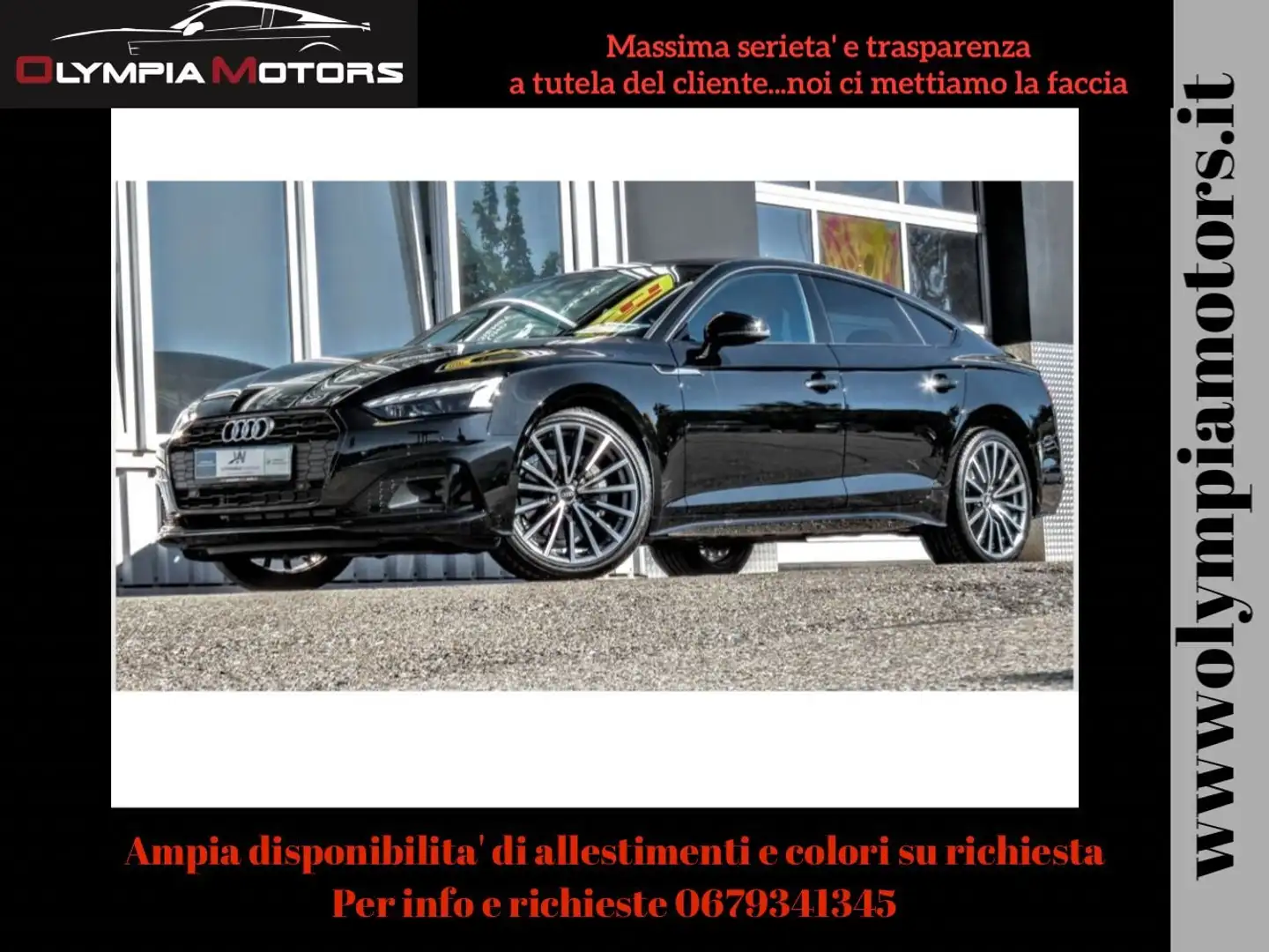 Audi A5 SPB 40 TFSI S TRONIC S LINE NAVI 19'' MATRIX TETTO Nero - 1