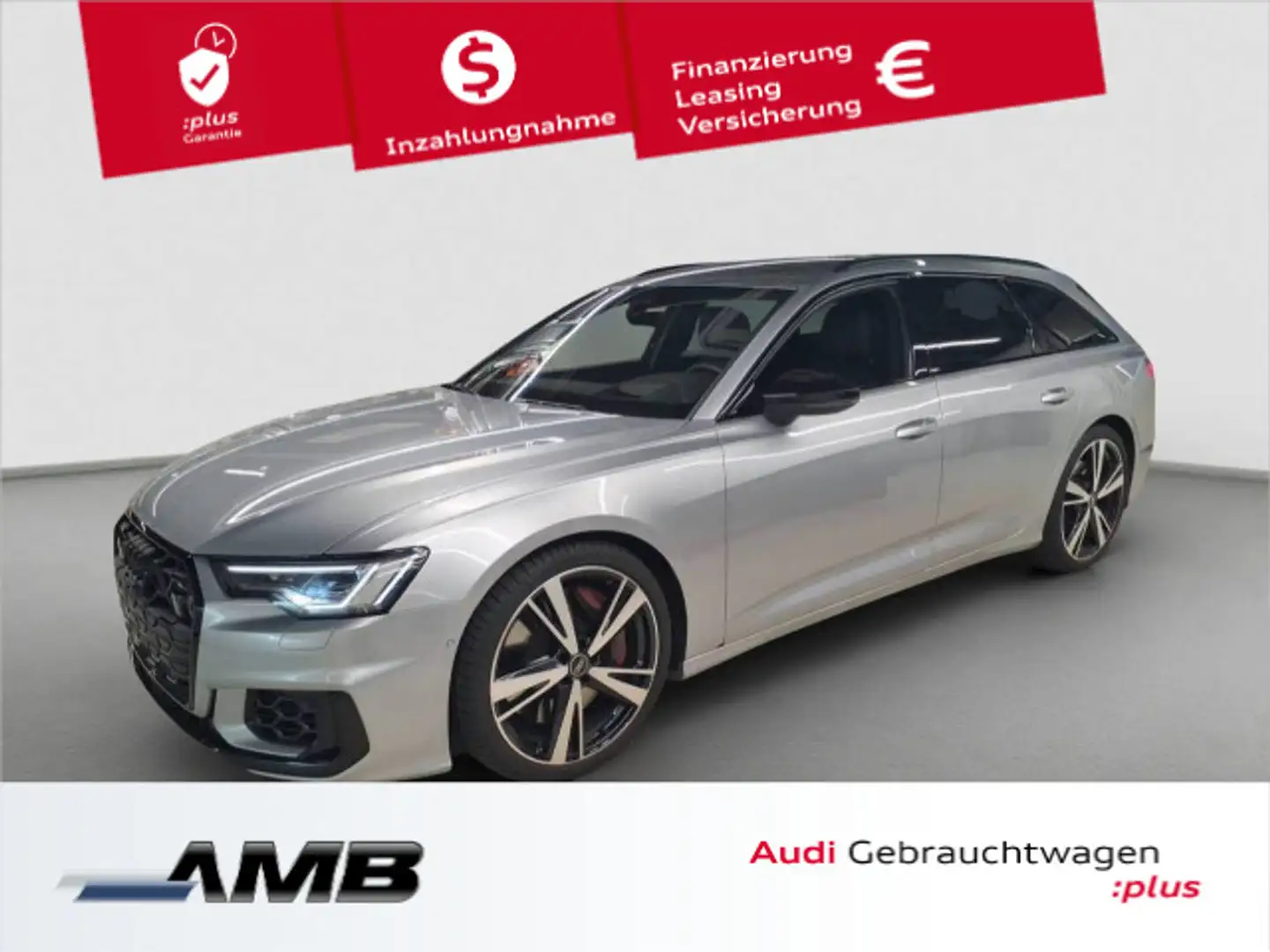 Audi S6 TDI qu. AHK/Matrix/HuD/Standhz/11.29Gar Argintiu - 1