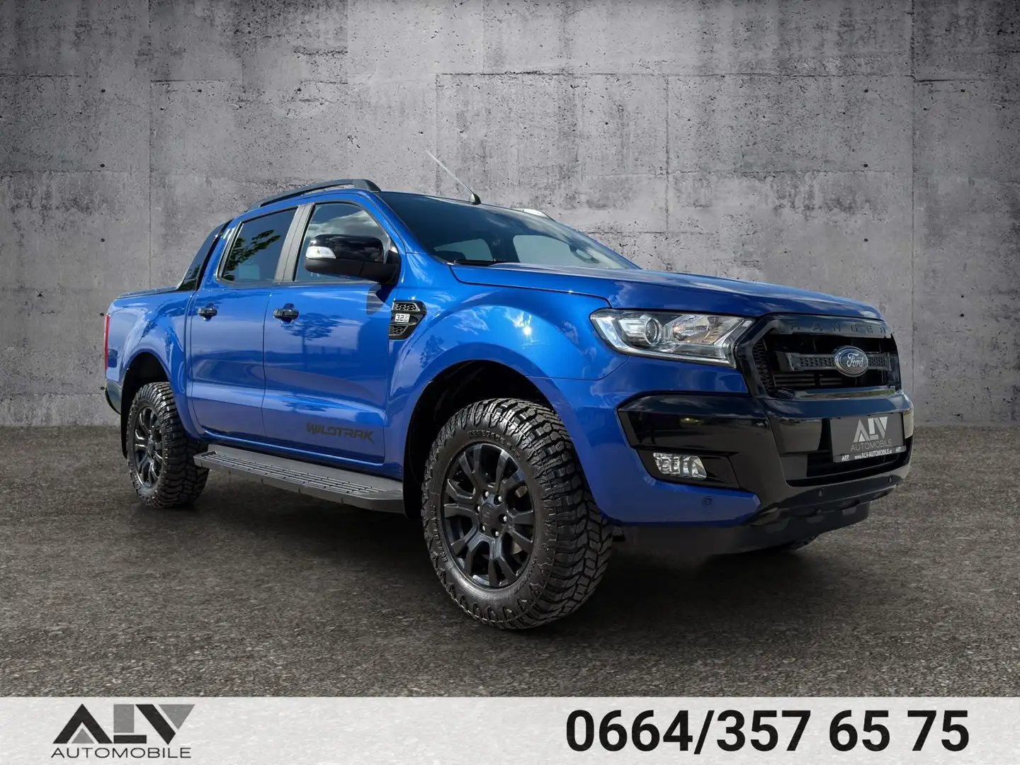 Ford Ranger Wildtrak Doppelkabine 4x4 3,2 TDCI 5-Zylinder Blau - 1
