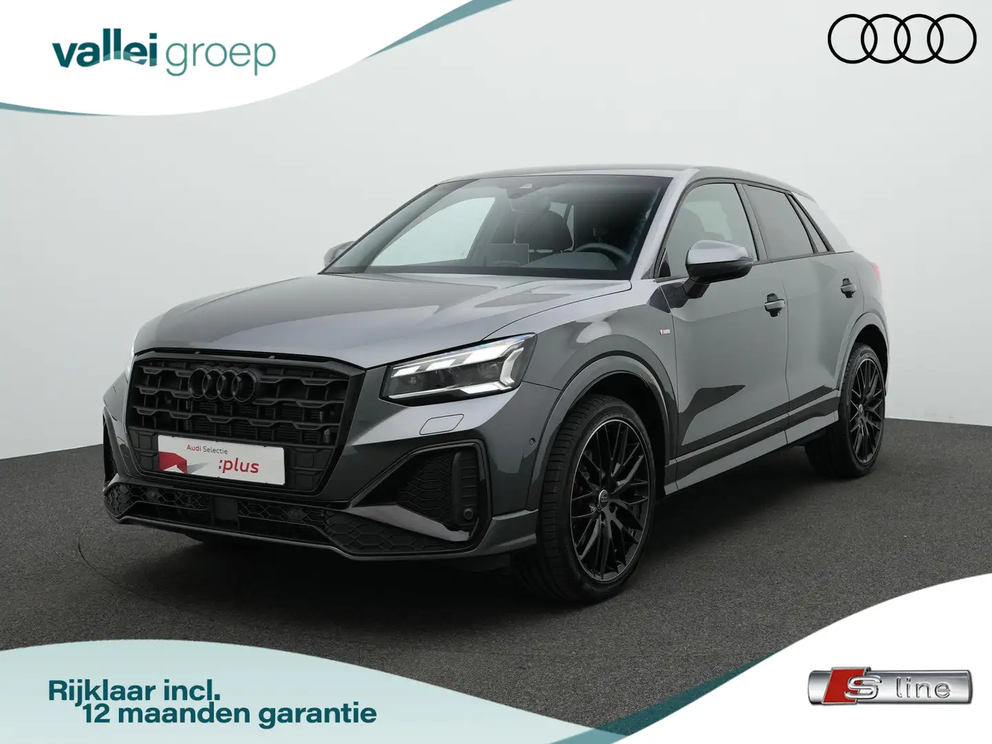 Audi Q2 35 TFSI 150 pk S-tronic S-Line | Trekhaak | Standk Grijs - 1