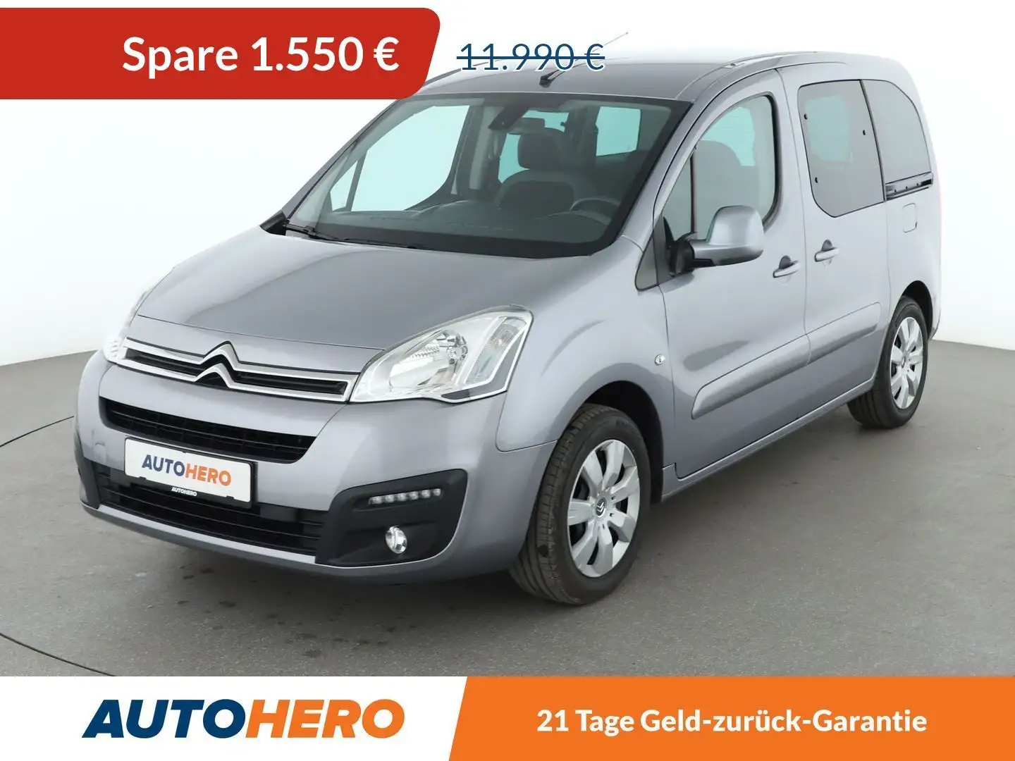 Citroen Berlingo 1.6 Blue-HDi Selection *TEMPO*PDC*KLIMA*GARANTIE* Grau - 1