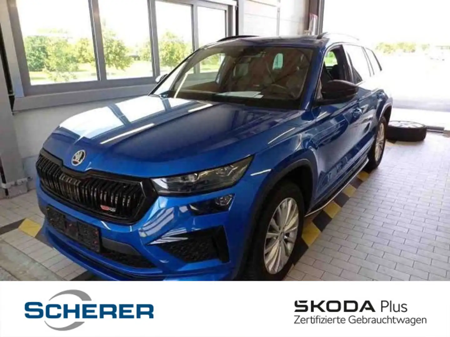 Skoda Kodiaq RS 2.0 TSI DSG 4x4 MATRIX NAVI 360° AHK Blau - 1