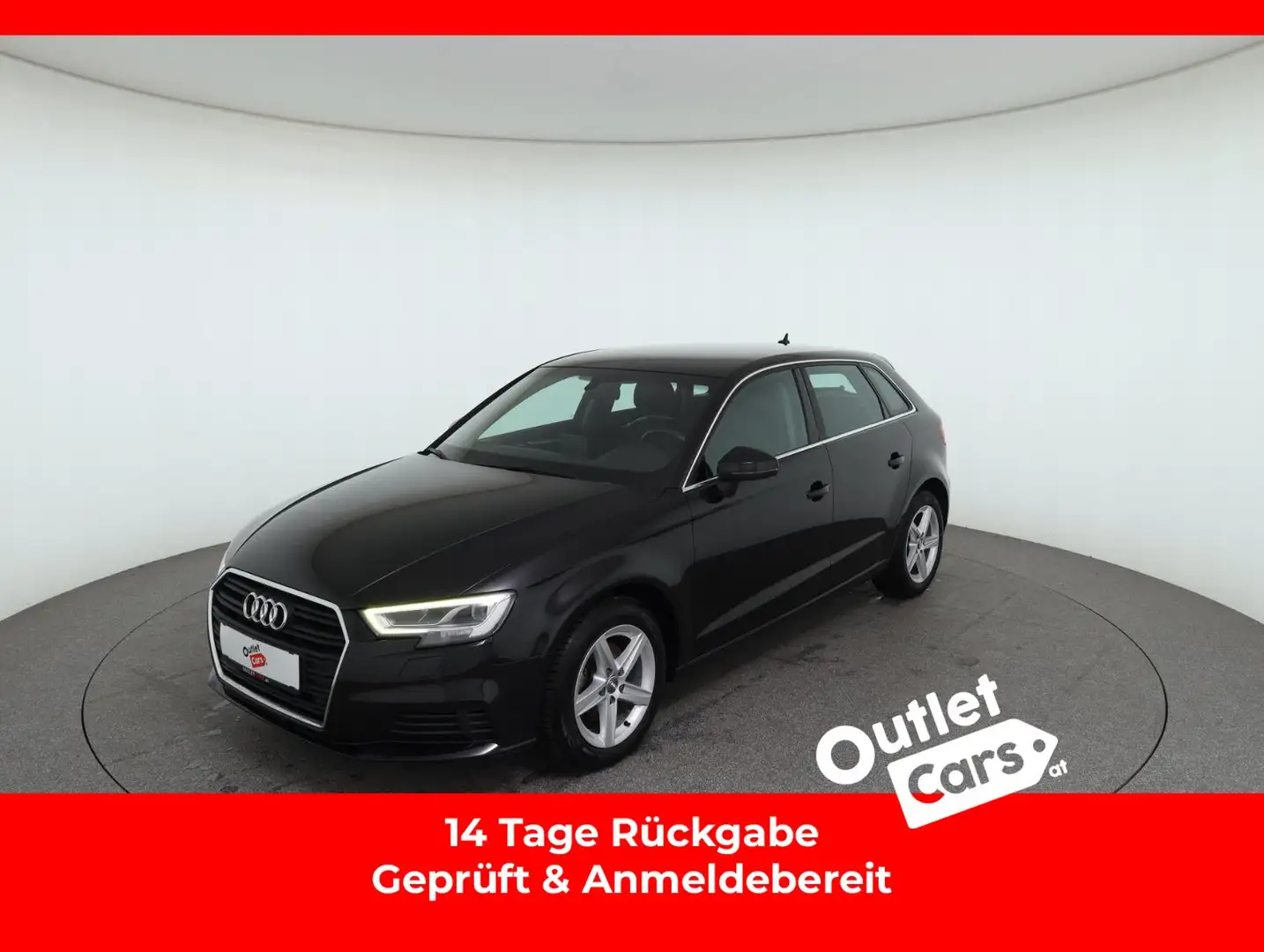 Audi A3 SB 1.0TFSI LED+LEDER+NAVI+Virtual+LM+PDC+SHZ Schwarz - 1