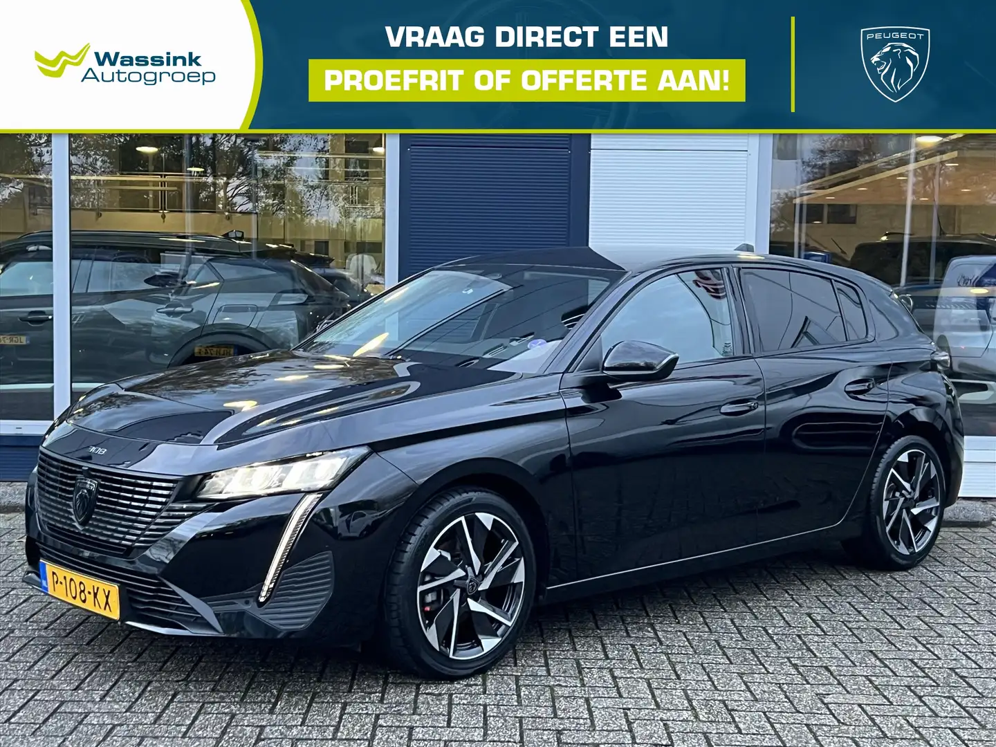 Peugeot 308 1.2 Puretech 130pk Allure Pack Business | Navigati Zwart - 1