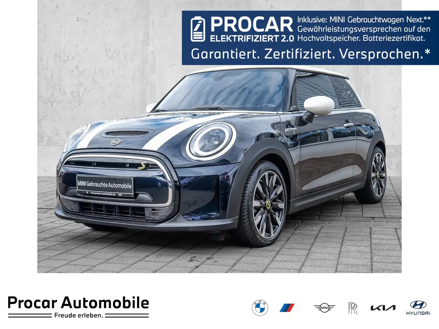 MINI Cooper SE 3-Türer PANO NAVI LED PDC V+H DAB LM Schwarz - 1