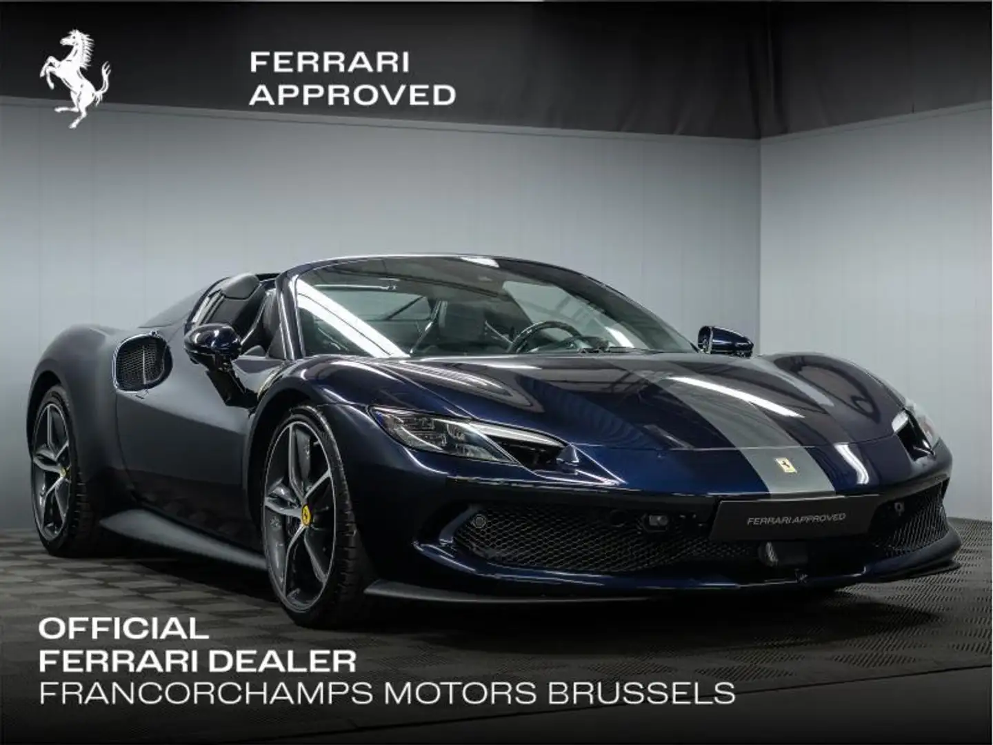Ferrari 296 Blauw - 1
