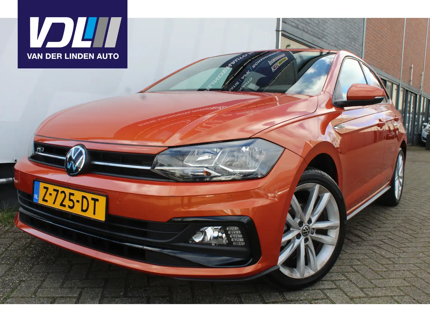 Volkswagen Polo 1.0 TSI R-Line Airco l Cruise control l AppleCarPl Arancione - 1