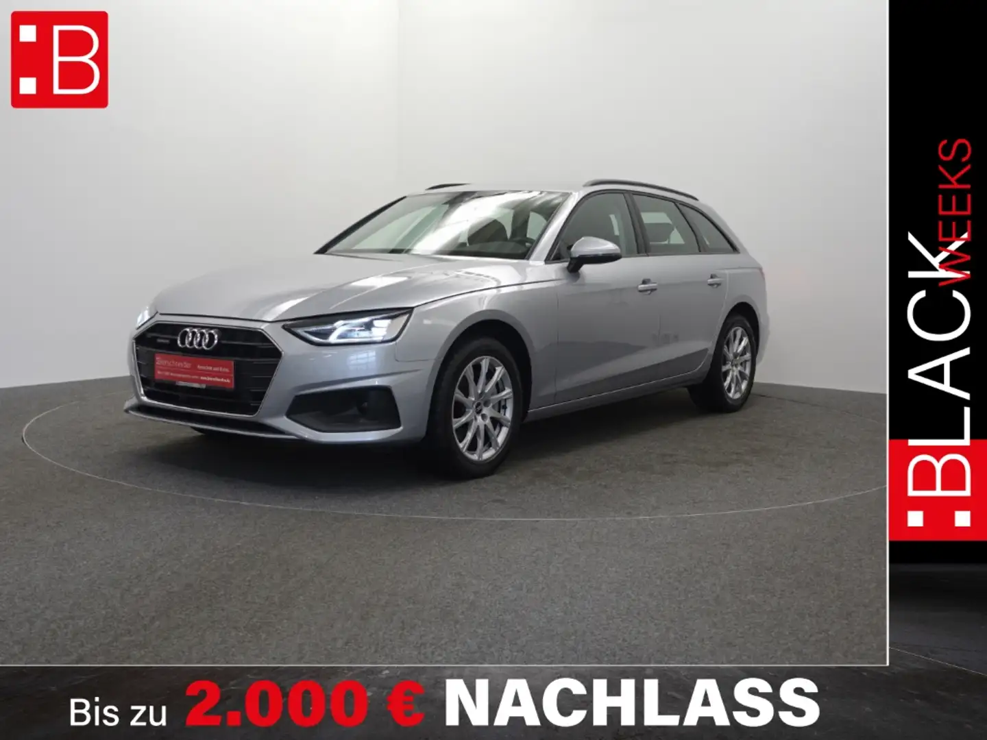 Audi A4 Avant 40 TDI qu. S tronic NAVI PDC 17 GRA DAB Plateado - 1