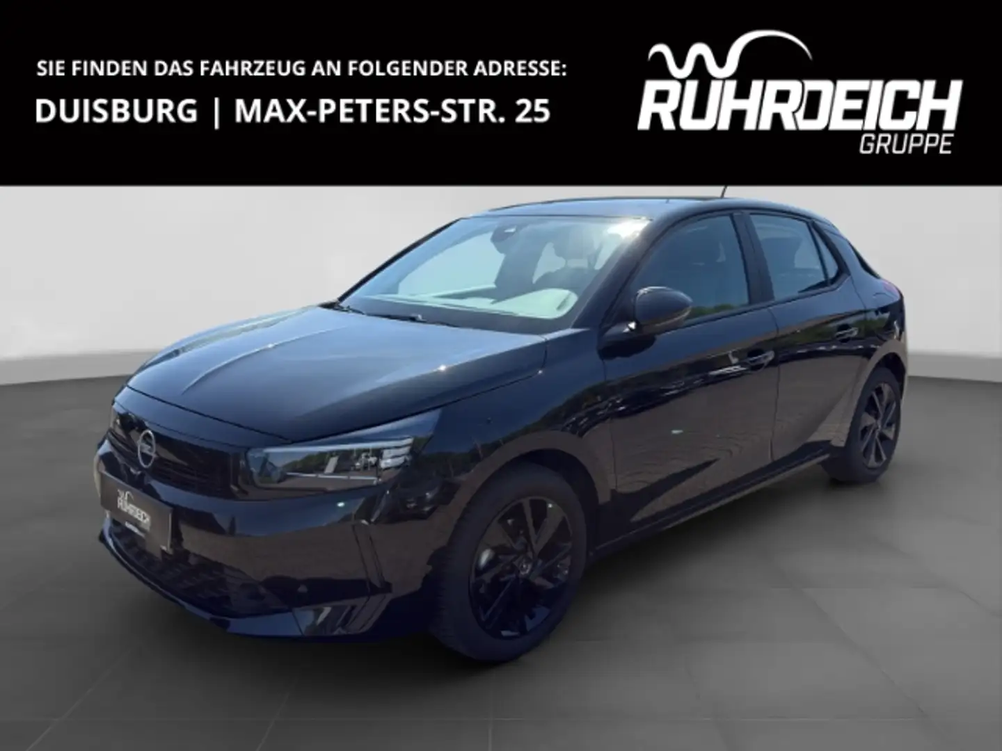 Opel Corsa F 1.2 +LED+KAMERA+SHZ+CARPLAY+LHZ+PDC+ Schwarz - 1