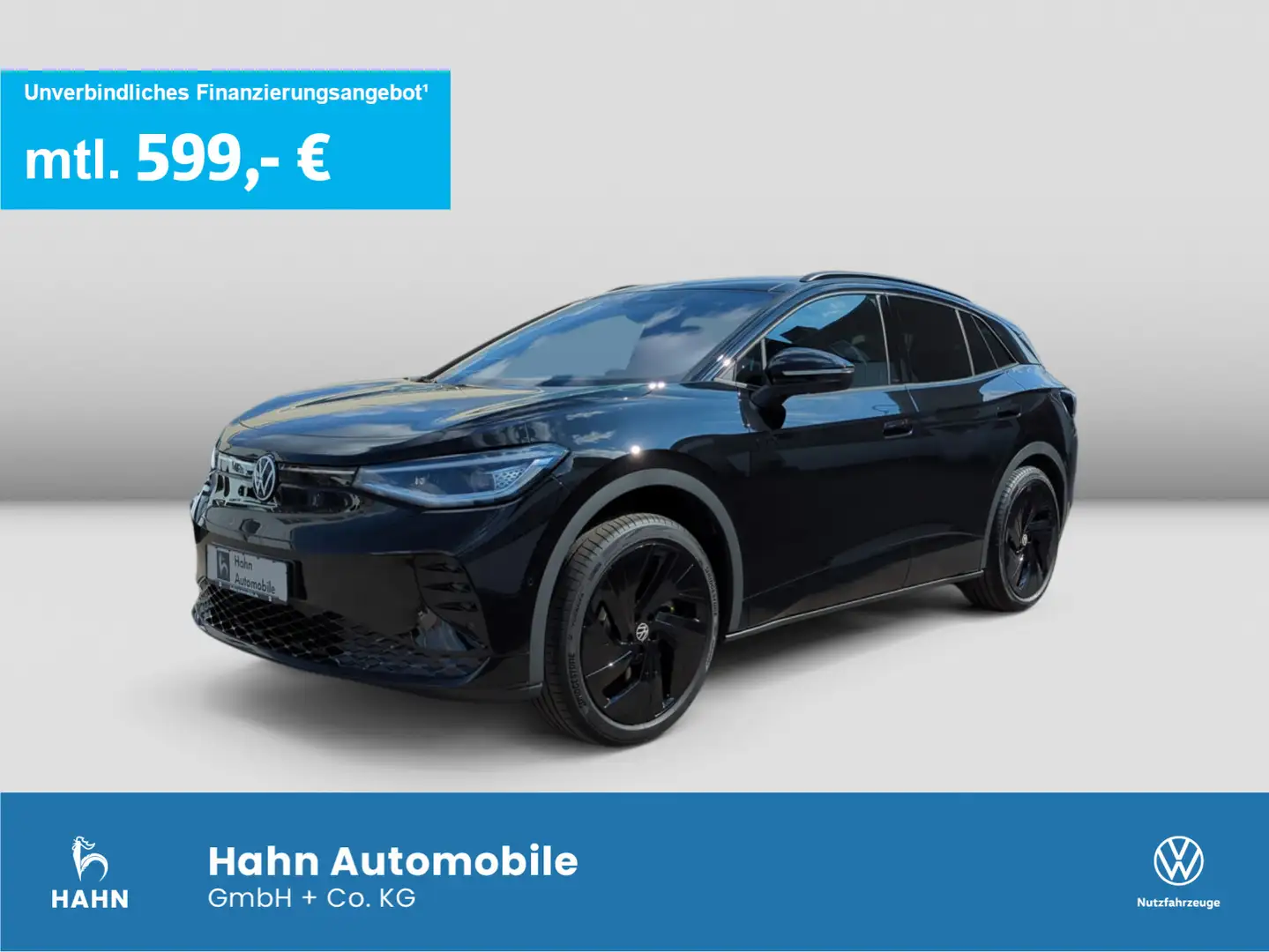 Volkswagen ID.4 GTX 250kW 4MOTION AHK IQ AREA TRAVEL 21" Schwarz - 1
