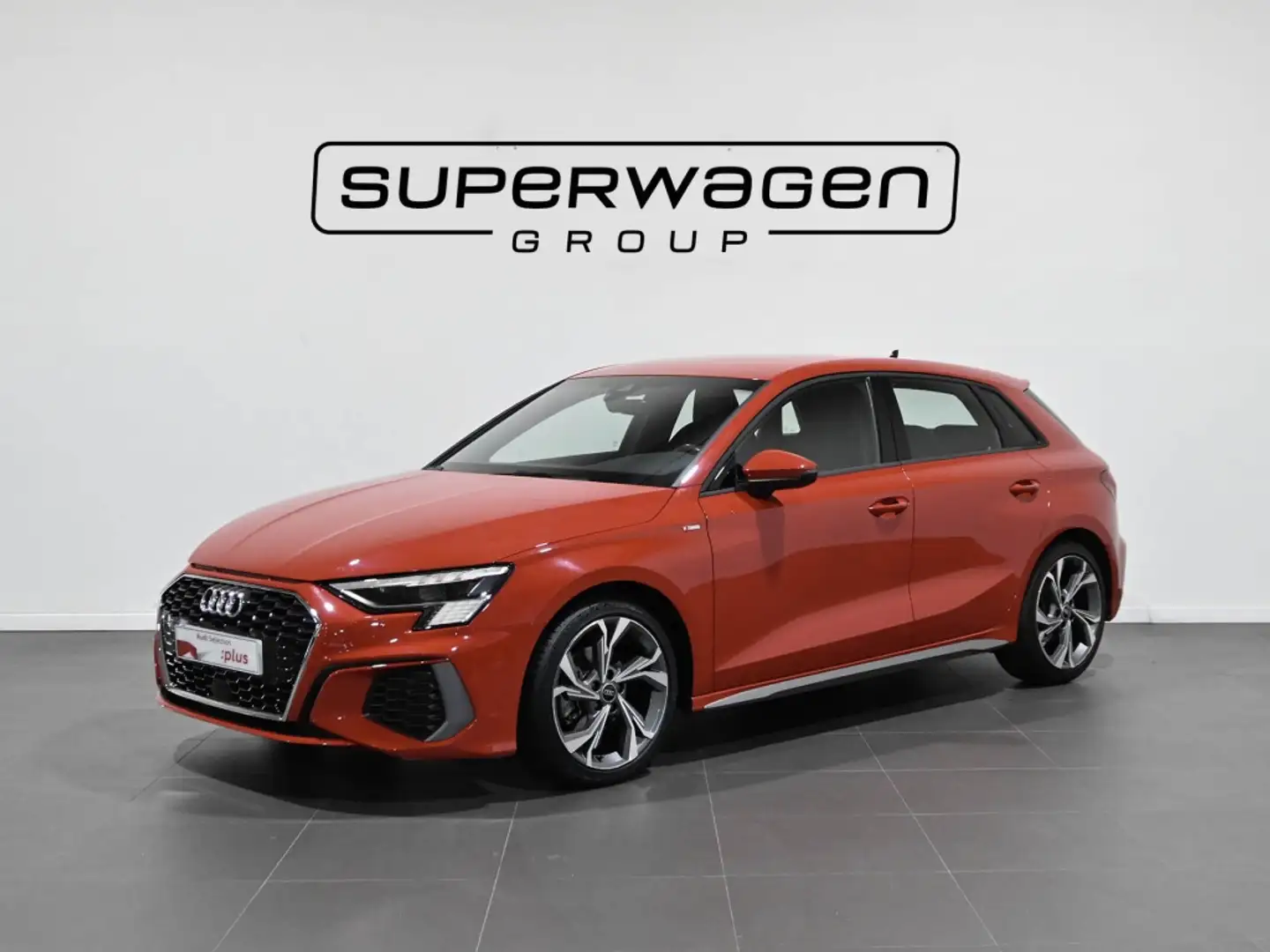 Audi A3 Sportback 35TDI S line S tronic Rojo - 1