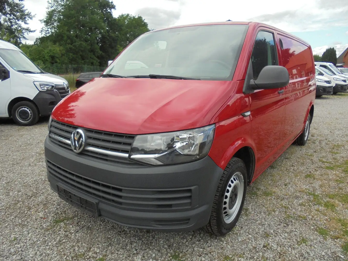 Volkswagen T6 Transporter T6 2.0 TDI BMT Kasten Lang 1. Hand AHK möglich ! Rot - 1